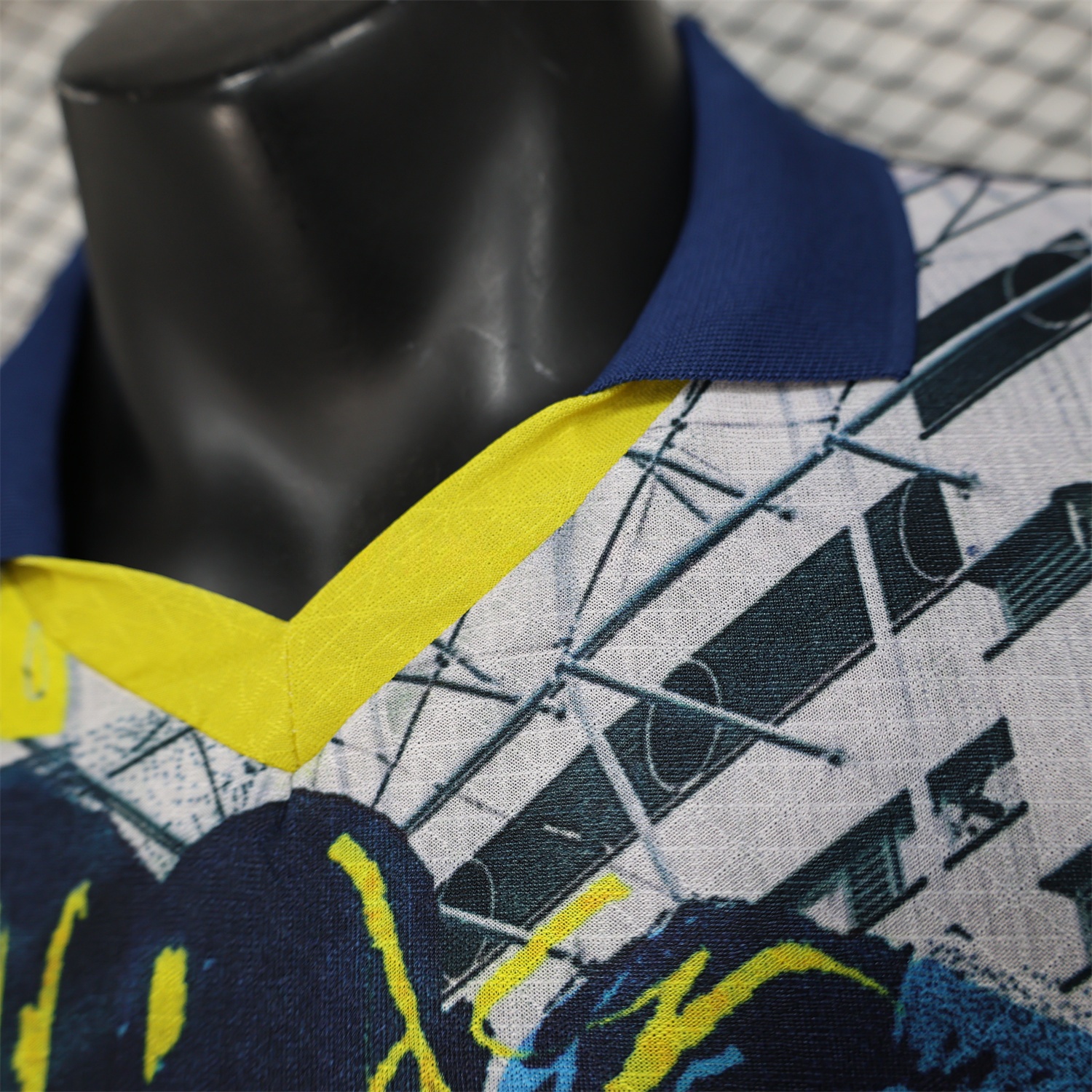 Manchester City 24-25 Blue Graffiti Special Edition Jersey - Player Version - UnitedFutballJersey