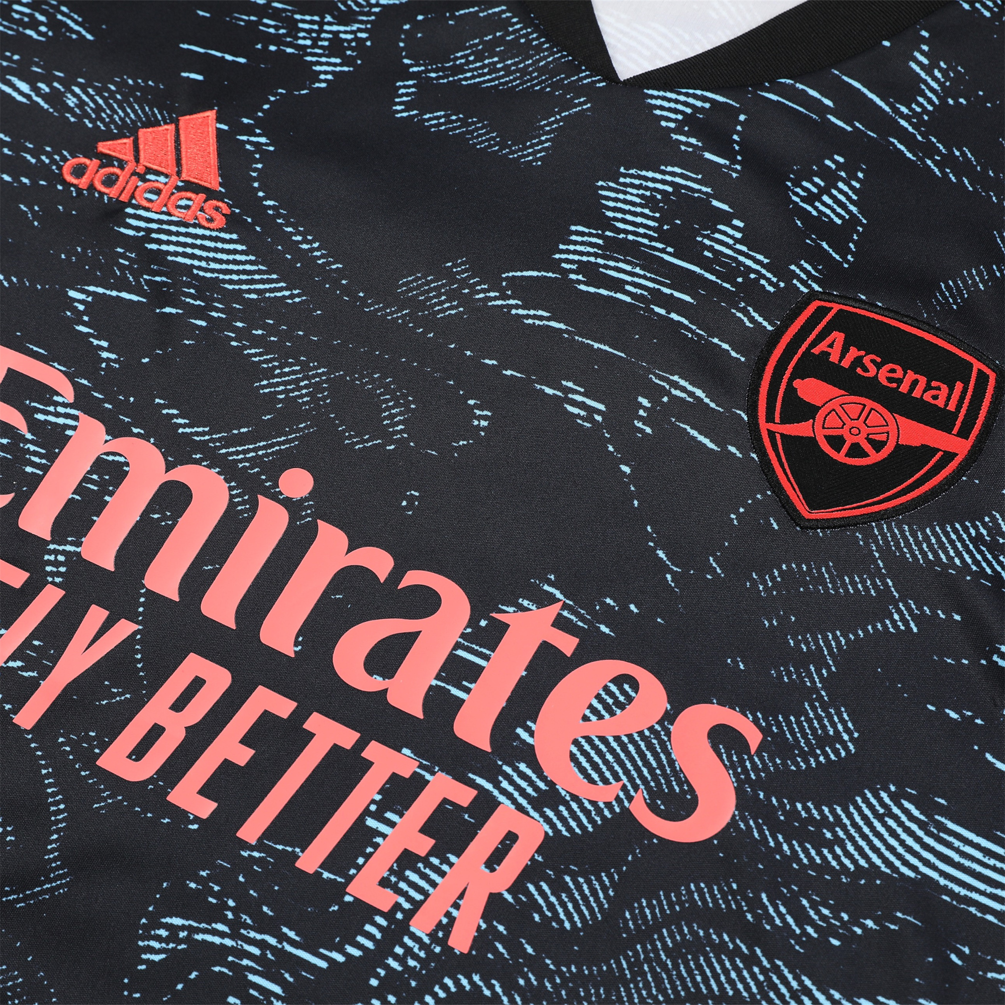 Arsenal 23-24 Short-Sleeve Training Set - Blue & Orange - UnitedFutballJersey