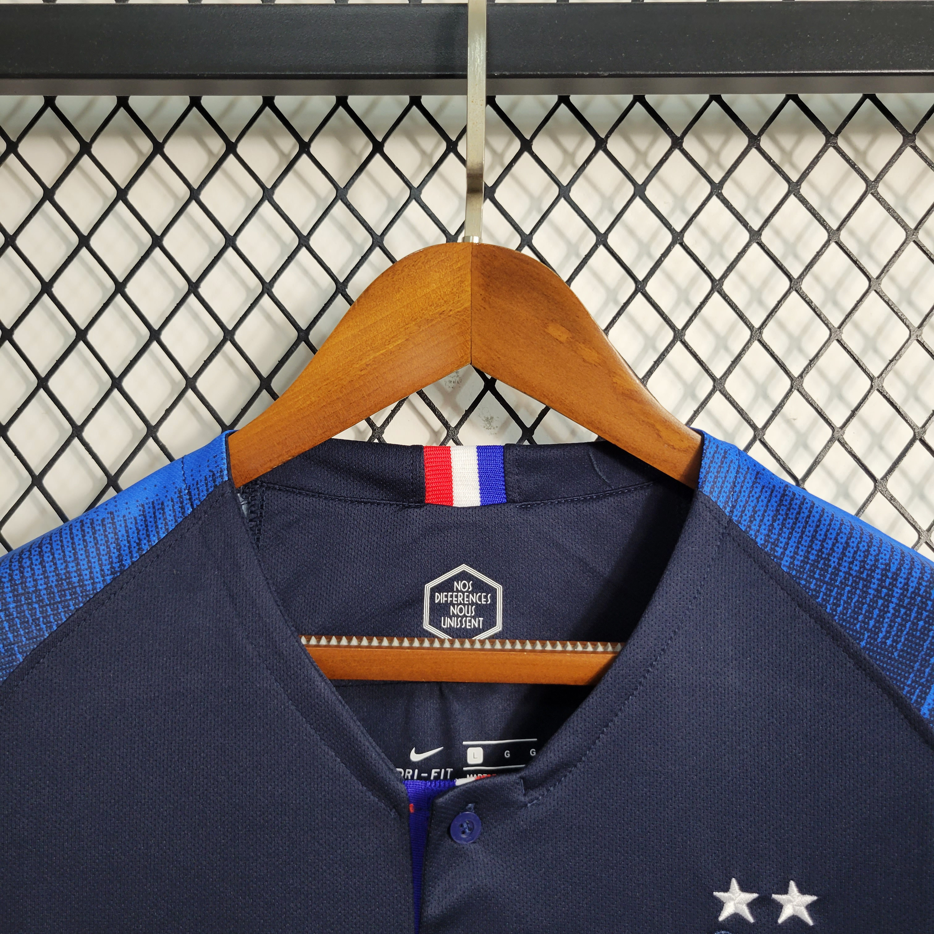 Retro France 2018 Home Stadium Jersey - UnitedFutballJersey