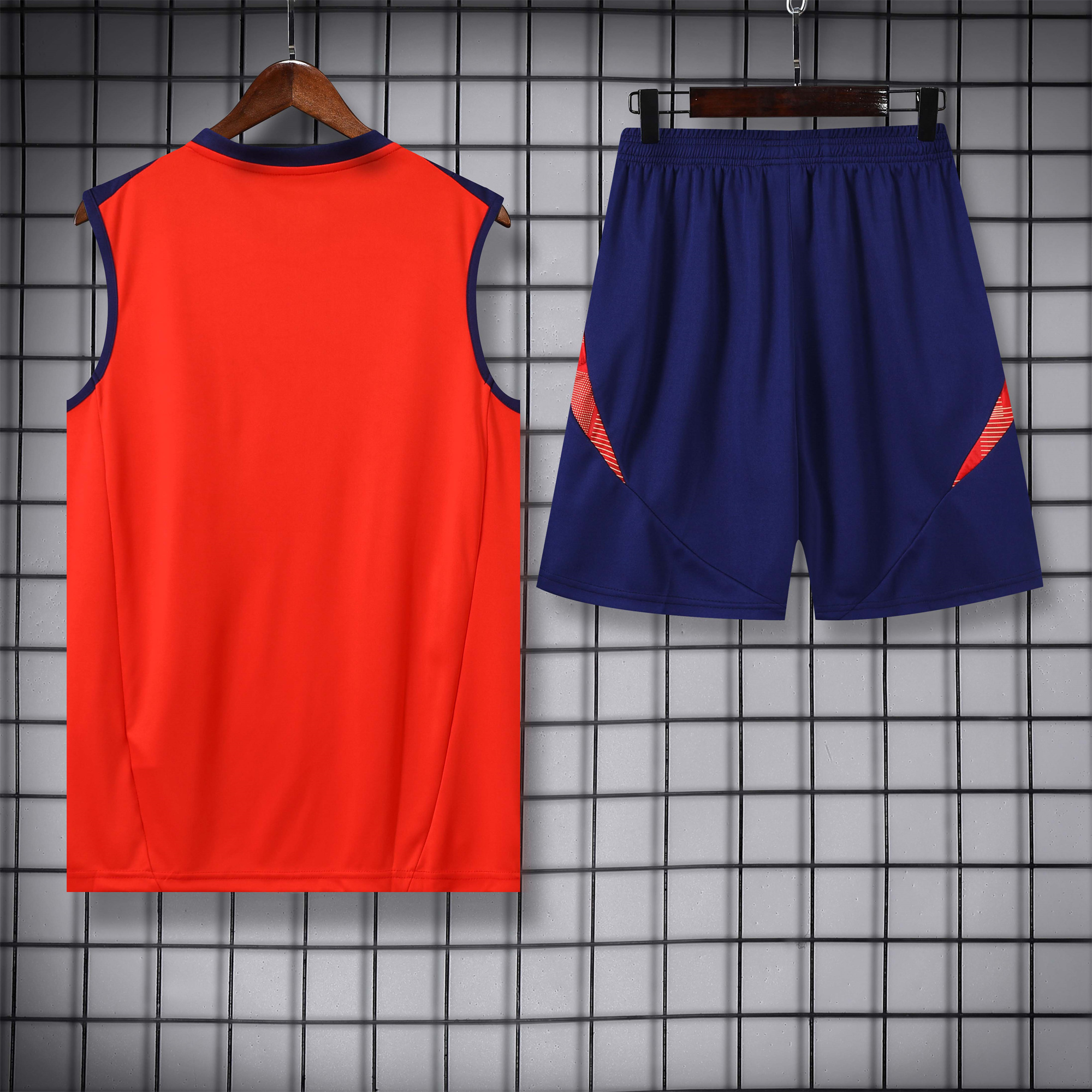 Spain 24-25 Vest Training Set - Red - UnitedFutballJersey