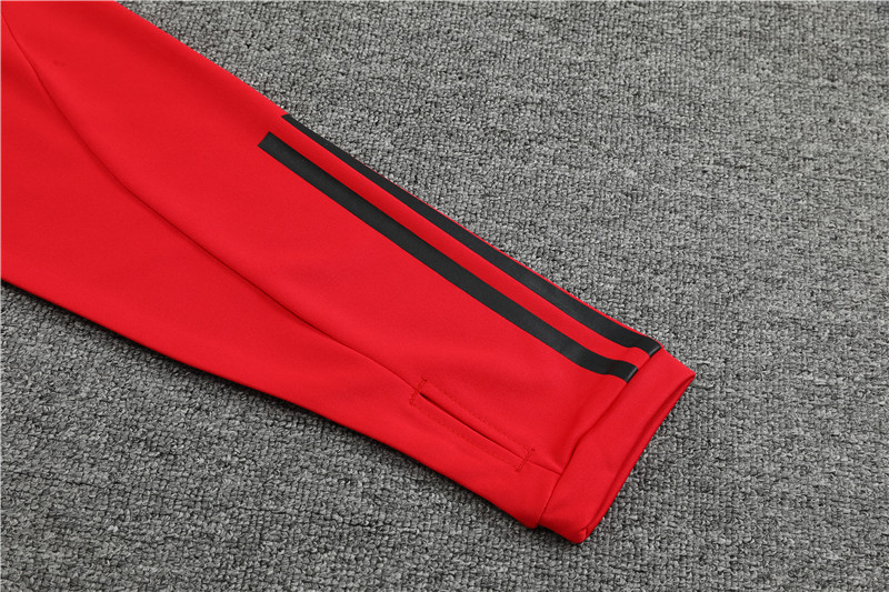 Flamengo 23-24 Long Sleeve Training Set -Red - UnitedFutballJersey