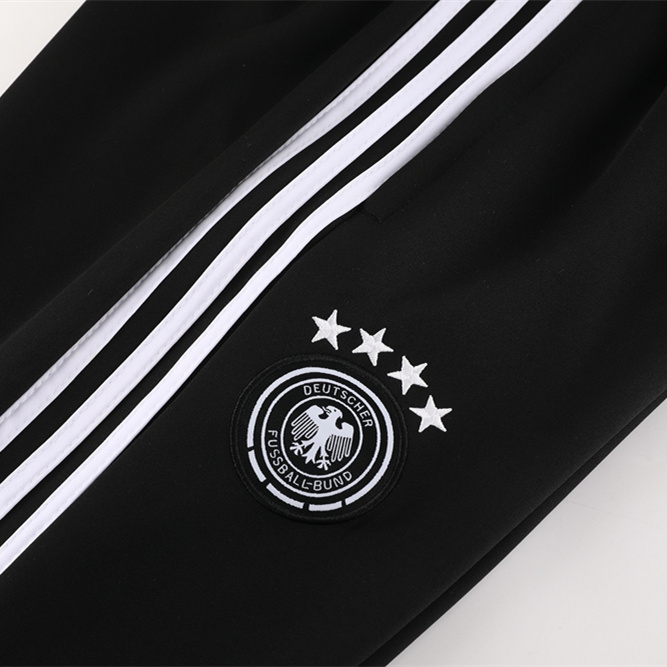 Germany 2024 Jacket Training Tracksuit - Black - UnitedFutballJersey
