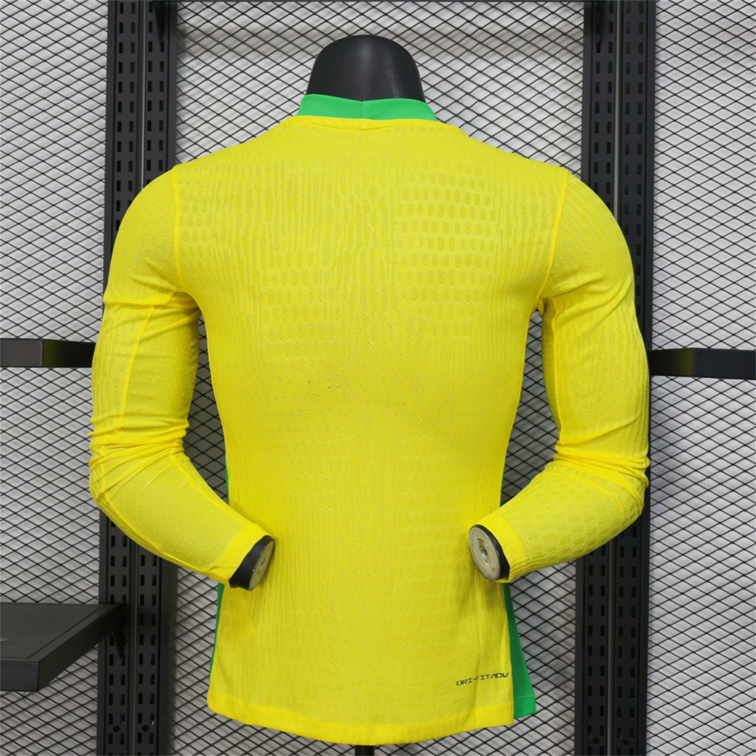 Brazil 2025 Women's Team Home Long Sleeves Jersey - Men's Player Version - UnitedFutballJersey