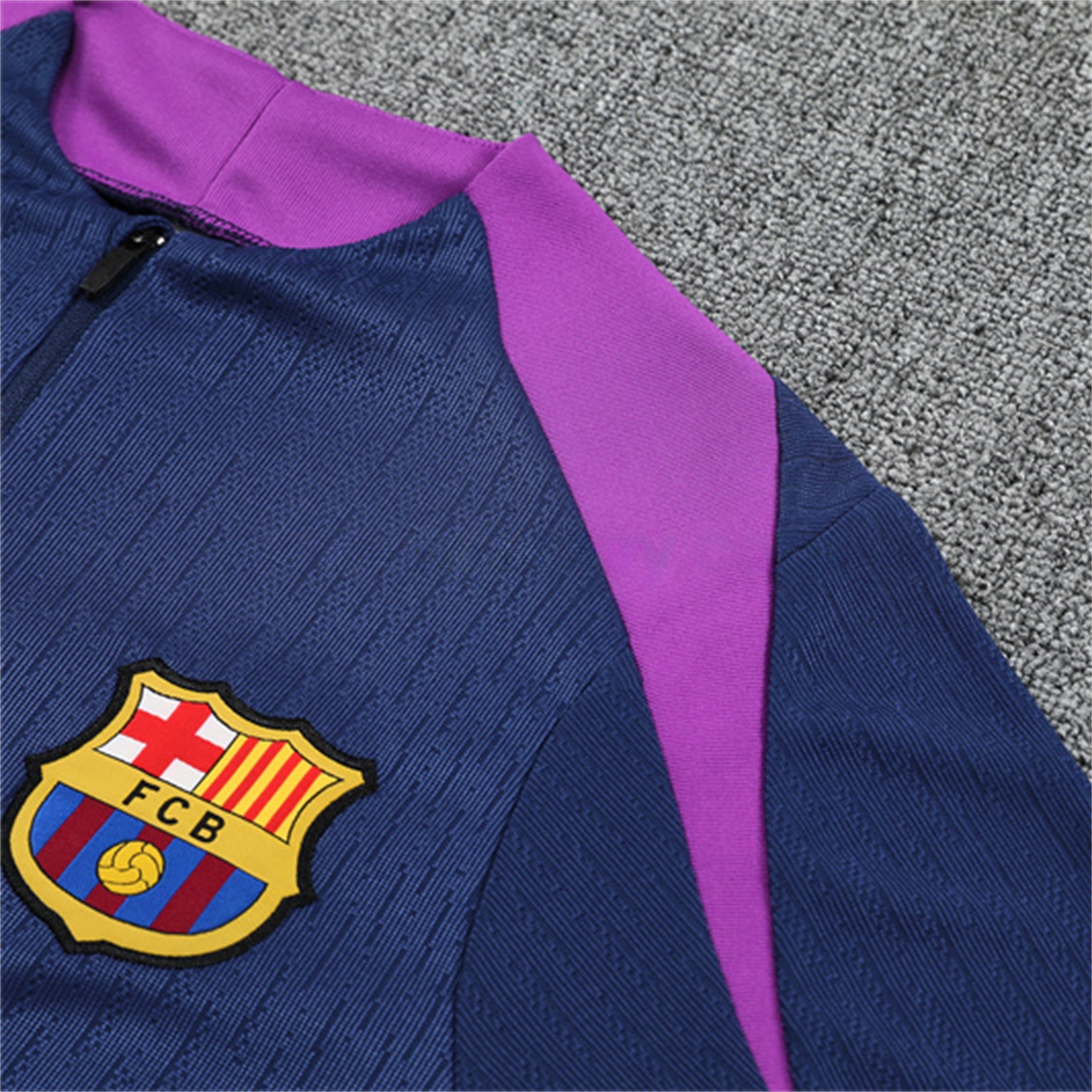 B.A.R.S.A 25-26 Kid Long Sleeves Training Set - Royal Blue Top & Royal Blue Pants - UnitedFutballJersey