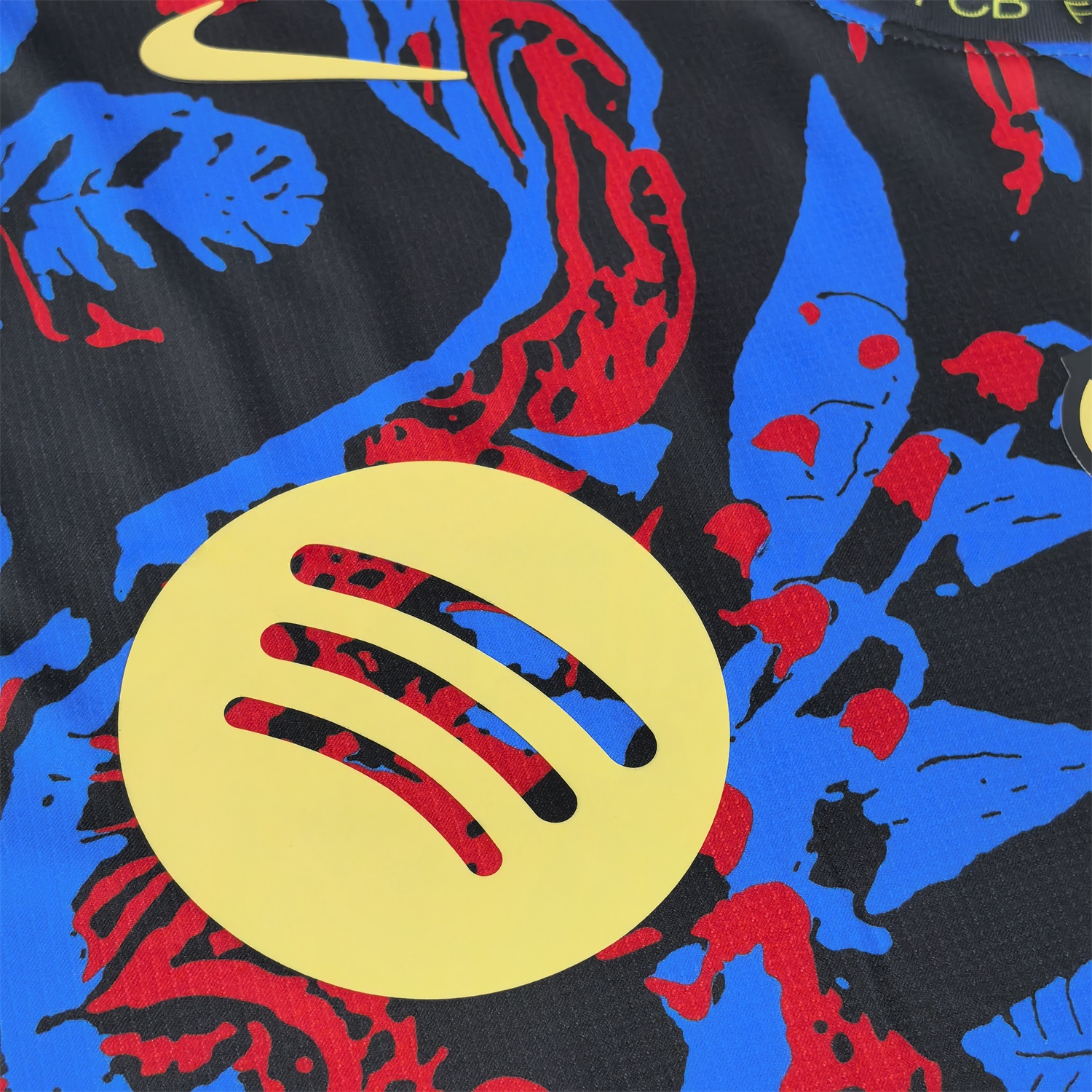 Barcelona 25-26 Red Blue Snake Silhouette Pattern Special Jersey - Fans Version - UnitedFutballJersey