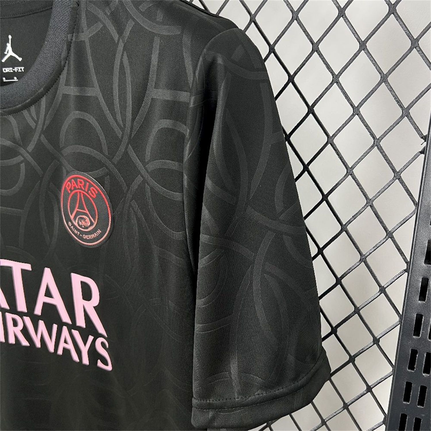 Paris Saint-Germain PSG 25-26 Black JD Training Jersey - Fans Version - UnitedFutballJersey