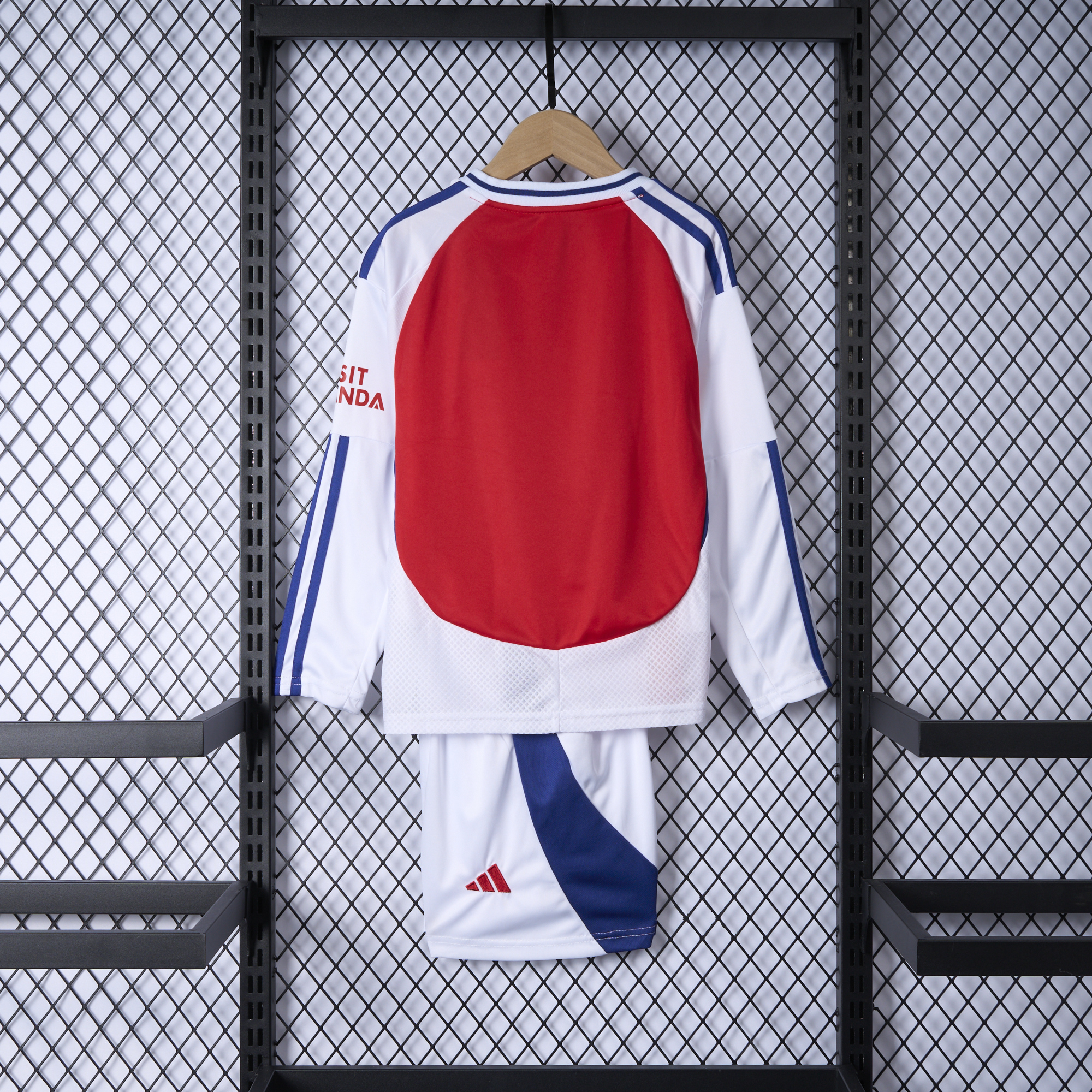 Arsenal 24-25 Home Long Sleeve Kids Kit - UnitedFutballJersey