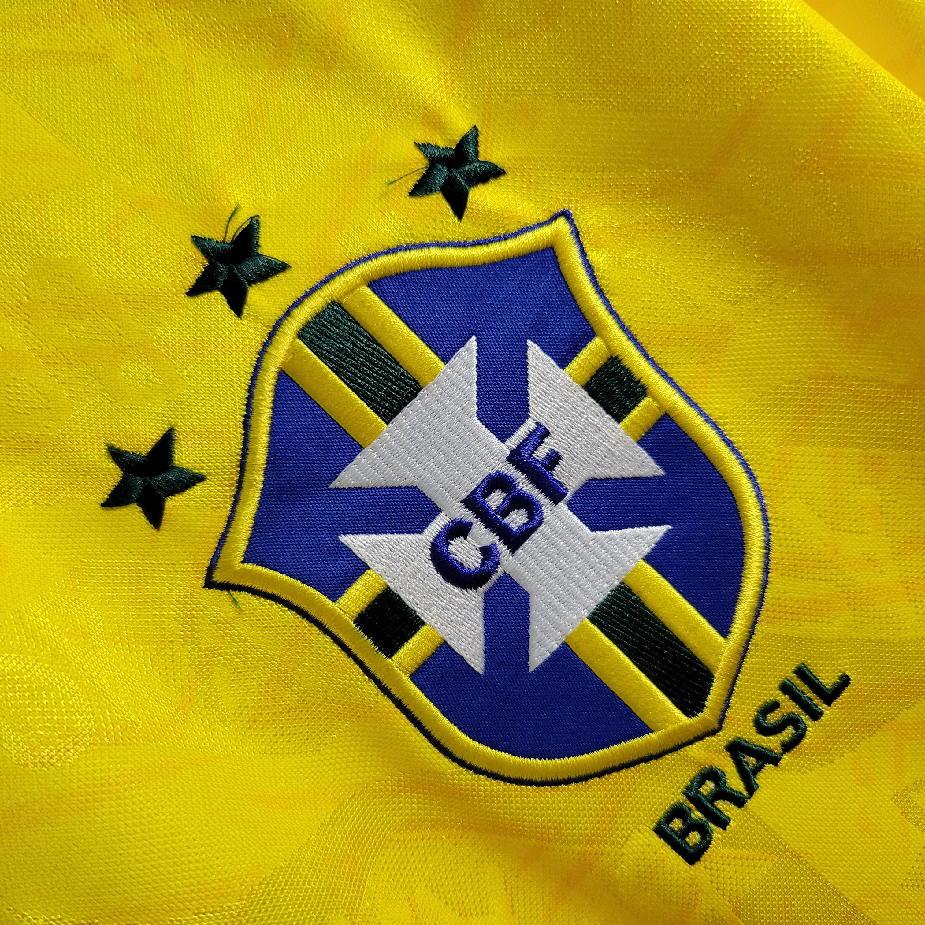 Retro Brazil 1991-93 Home Stadium Jersey - UnitedFutballJersey