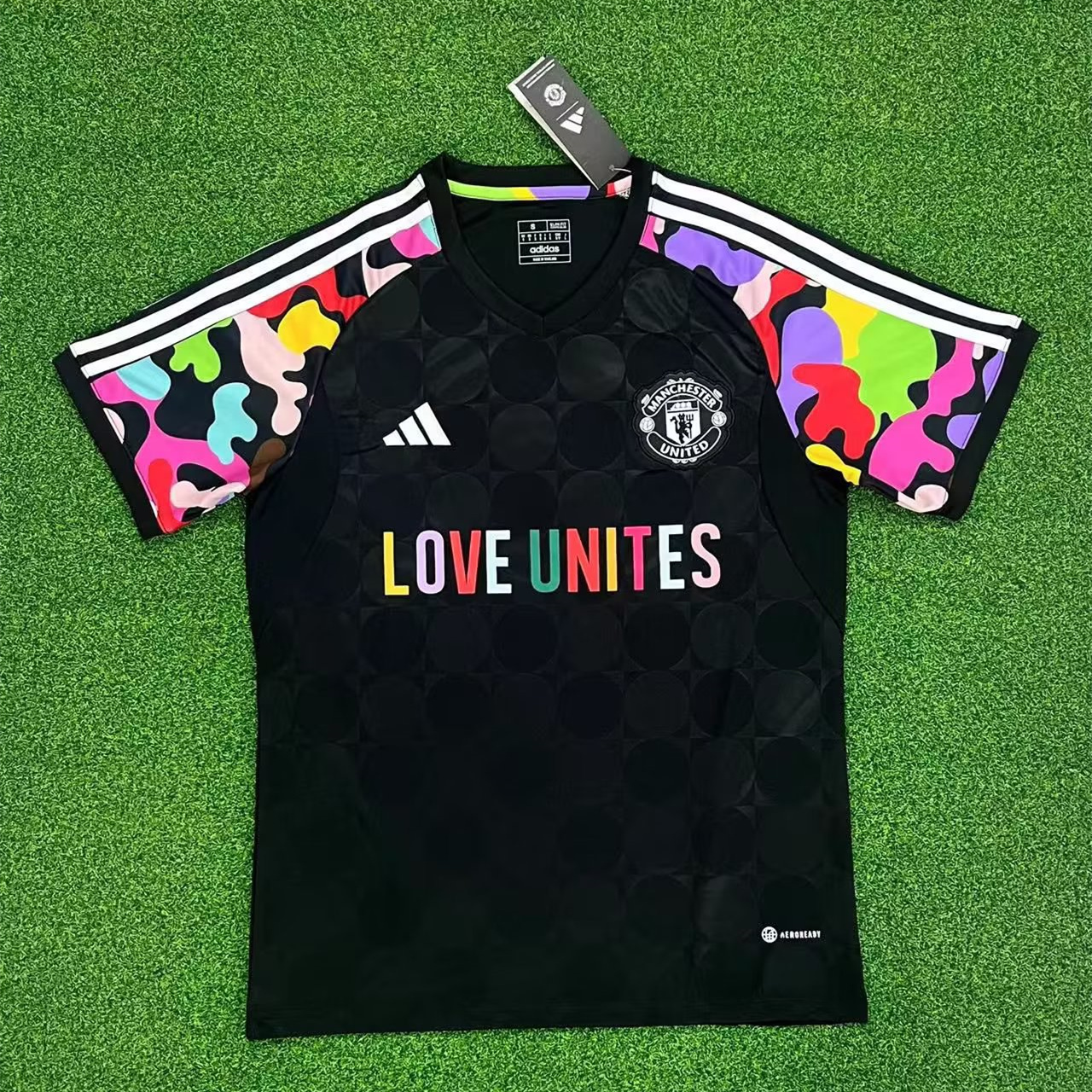 Manchester United 23-24 LOVE UNITES Pre-match Jersey - Fans Version - UnitedFutballJersey