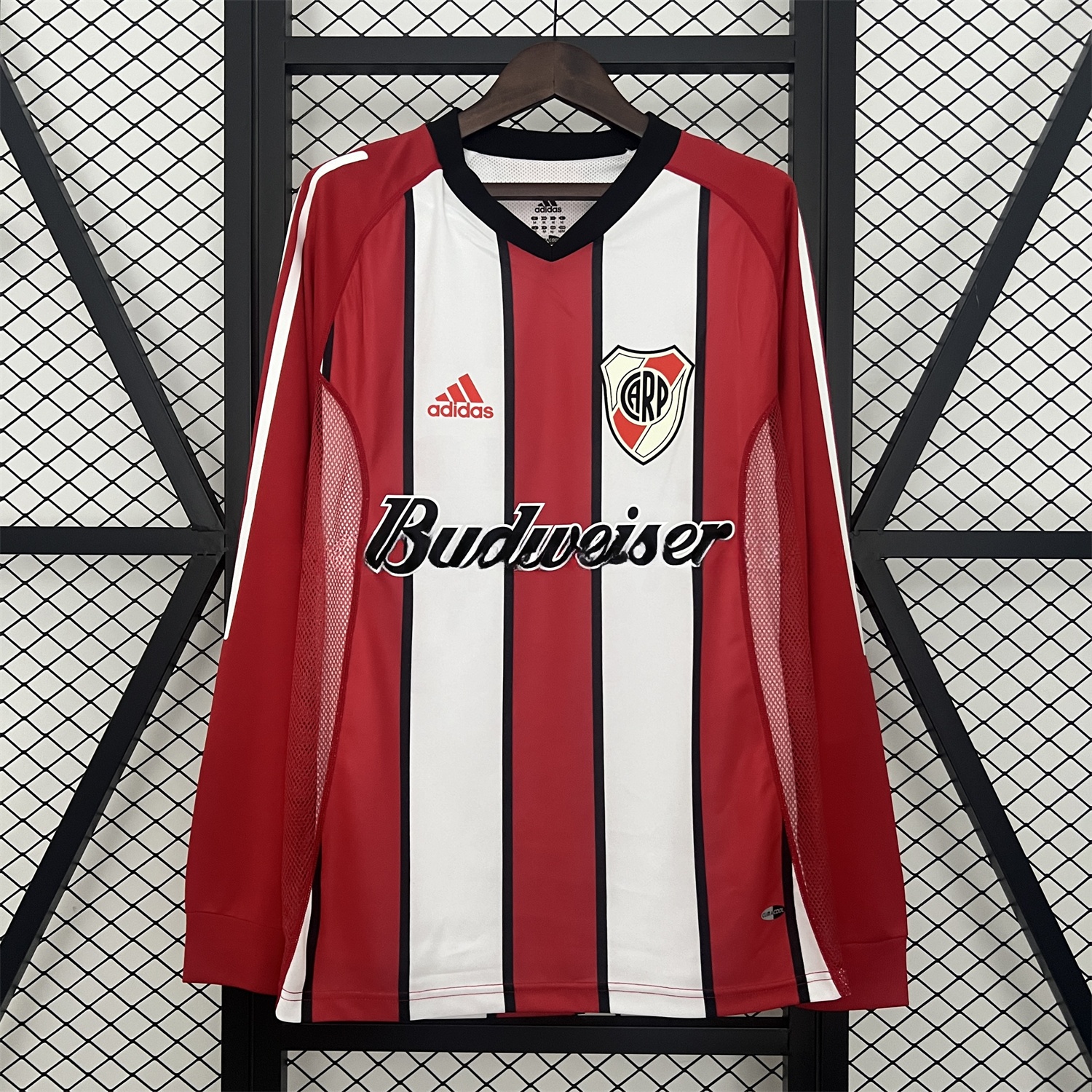Retro River Plate 2003-04 Away Long Sleeves Jersey - UnitedFutballJersey
