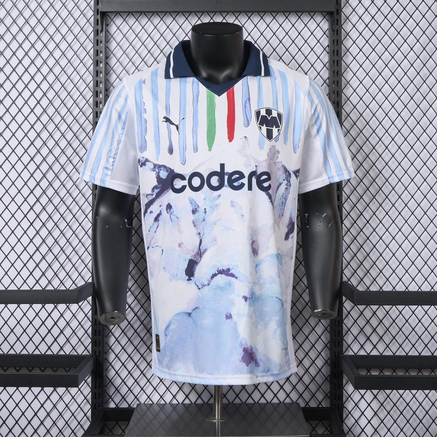Rayados Monterrey 25-26 White Training Jersey - Player Version - UnitedFutballJersey