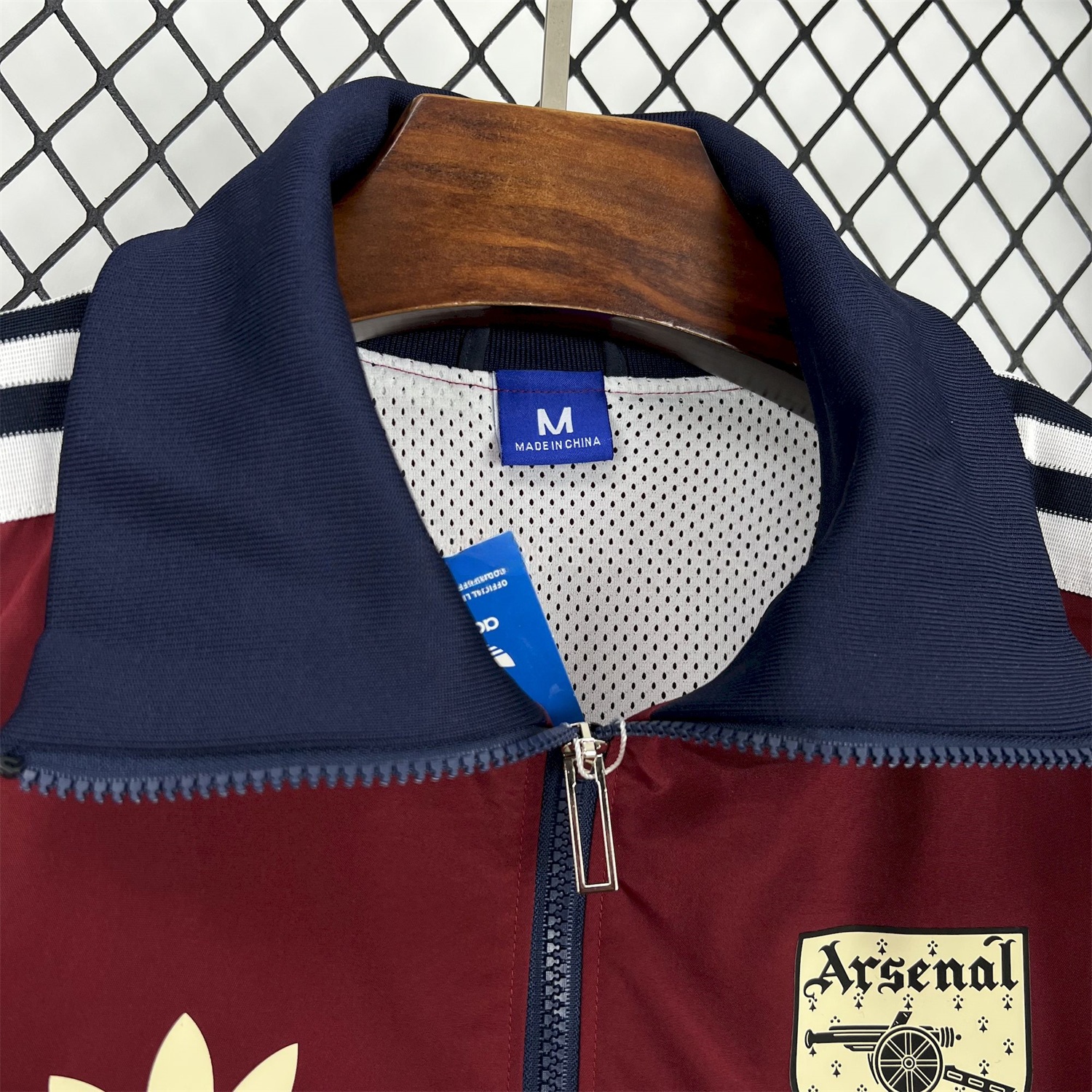 Arsenal 24-25 Player Windbreaker - Deep Red - UnitedFutballJersey