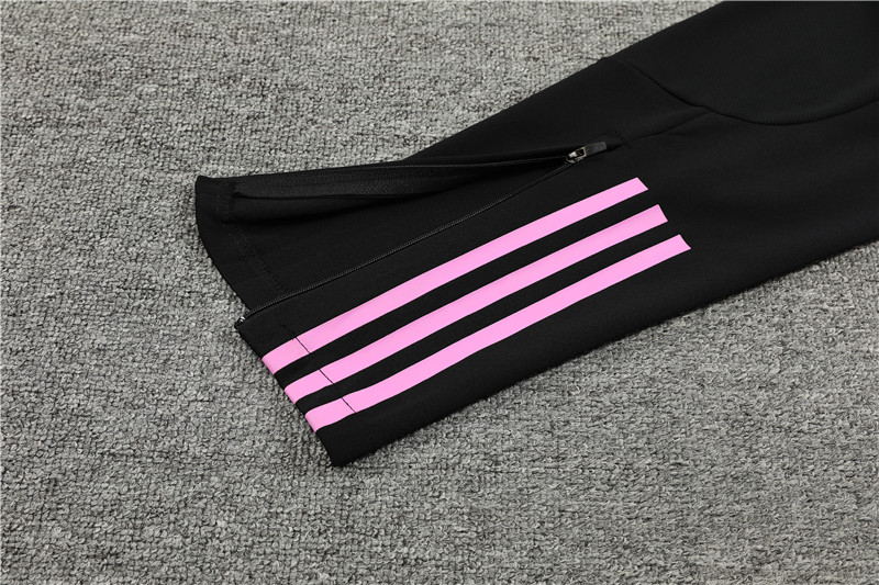Juventus 23-24 Long Sleeve Training Set -Black and White - UnitedFutballJersey