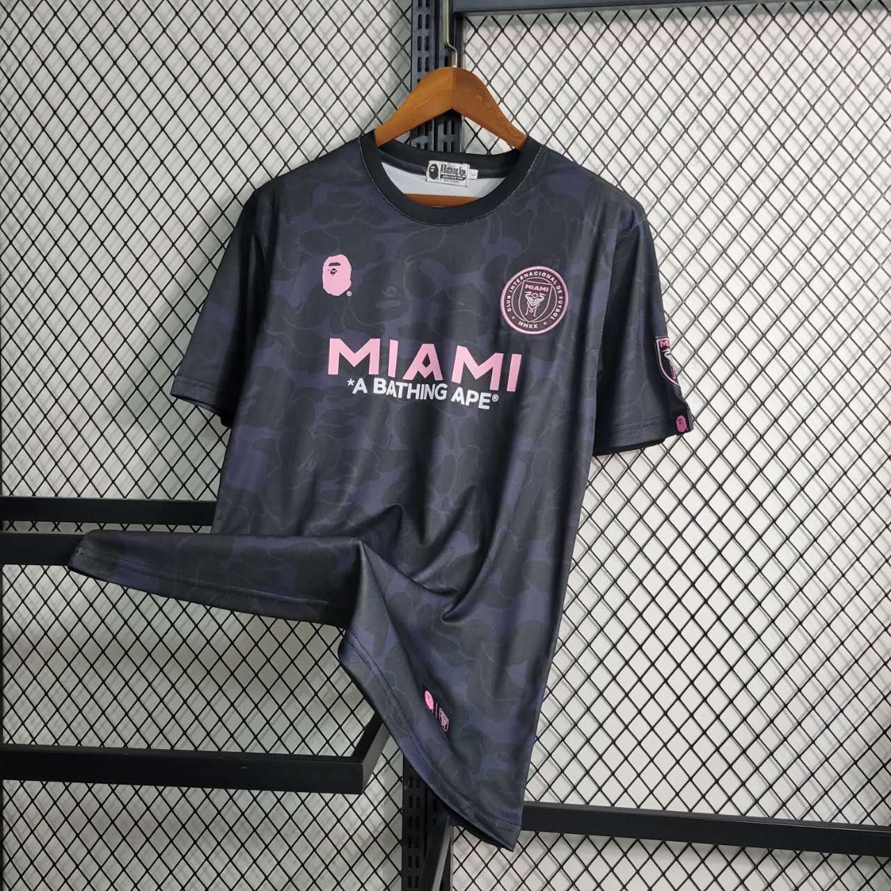 INT M.A.M x A.P.E 23-24 Black Special Edition Jersey - Fans Version - UnitedFutballJersey