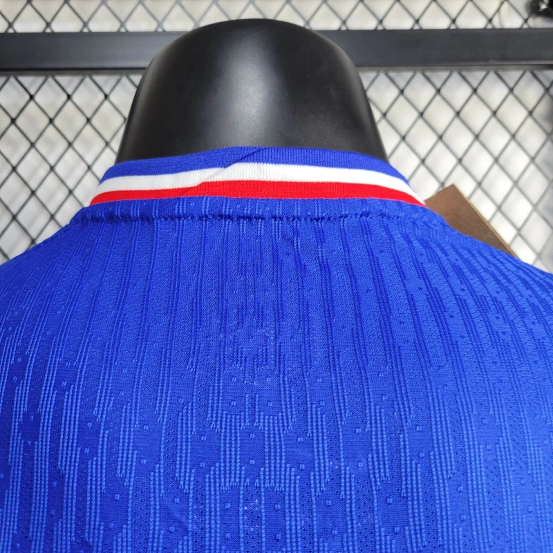 France 2024 Home Long Sleeve Jersey - Player Version - UnitedFutballJersey