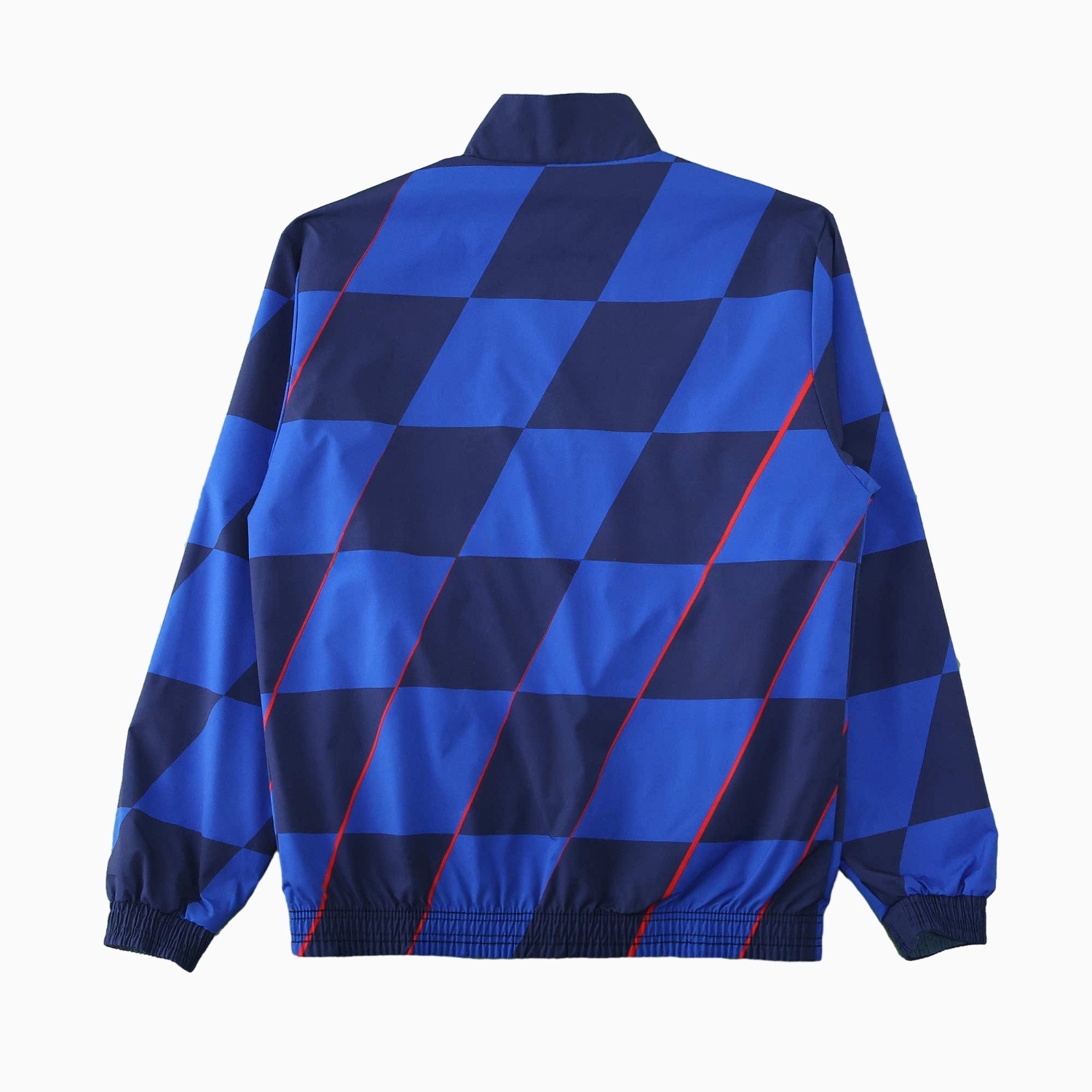 Croatia 24-25 Away Style Double Sided Reversible Windbreaker - Blue - UnitedFutballJersey