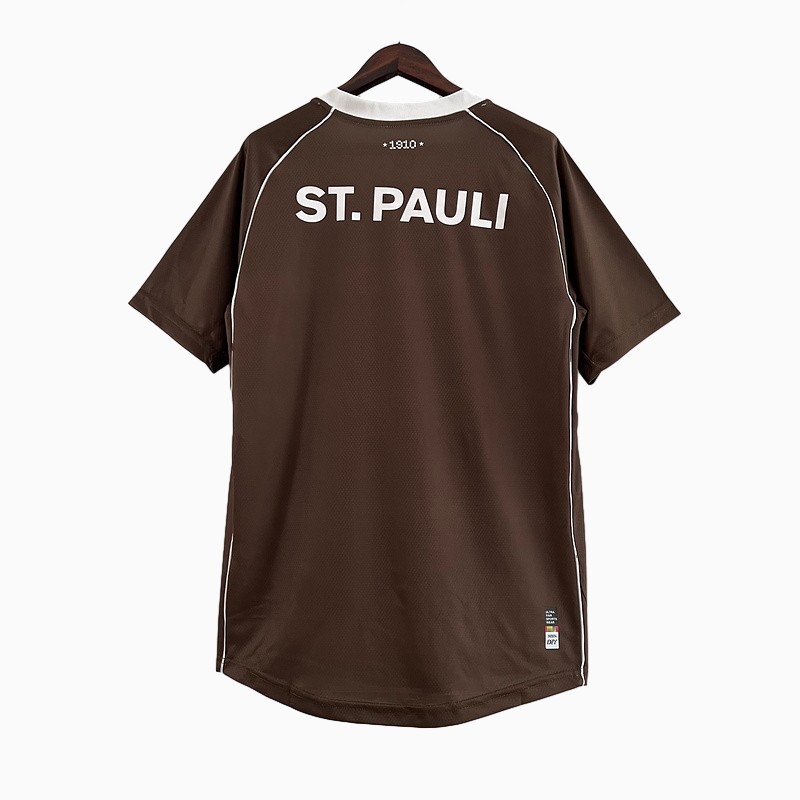 St. Pauli 23-24 Home Stadium Jersey - Fans Version - UnitedFutballJersey