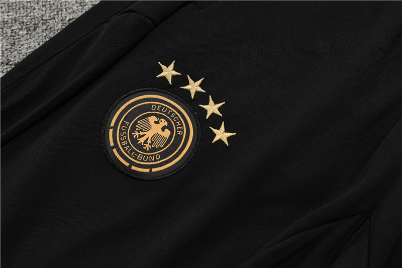Germany 23-24 Long Sleeve Training Set -Black - UnitedFutballJersey