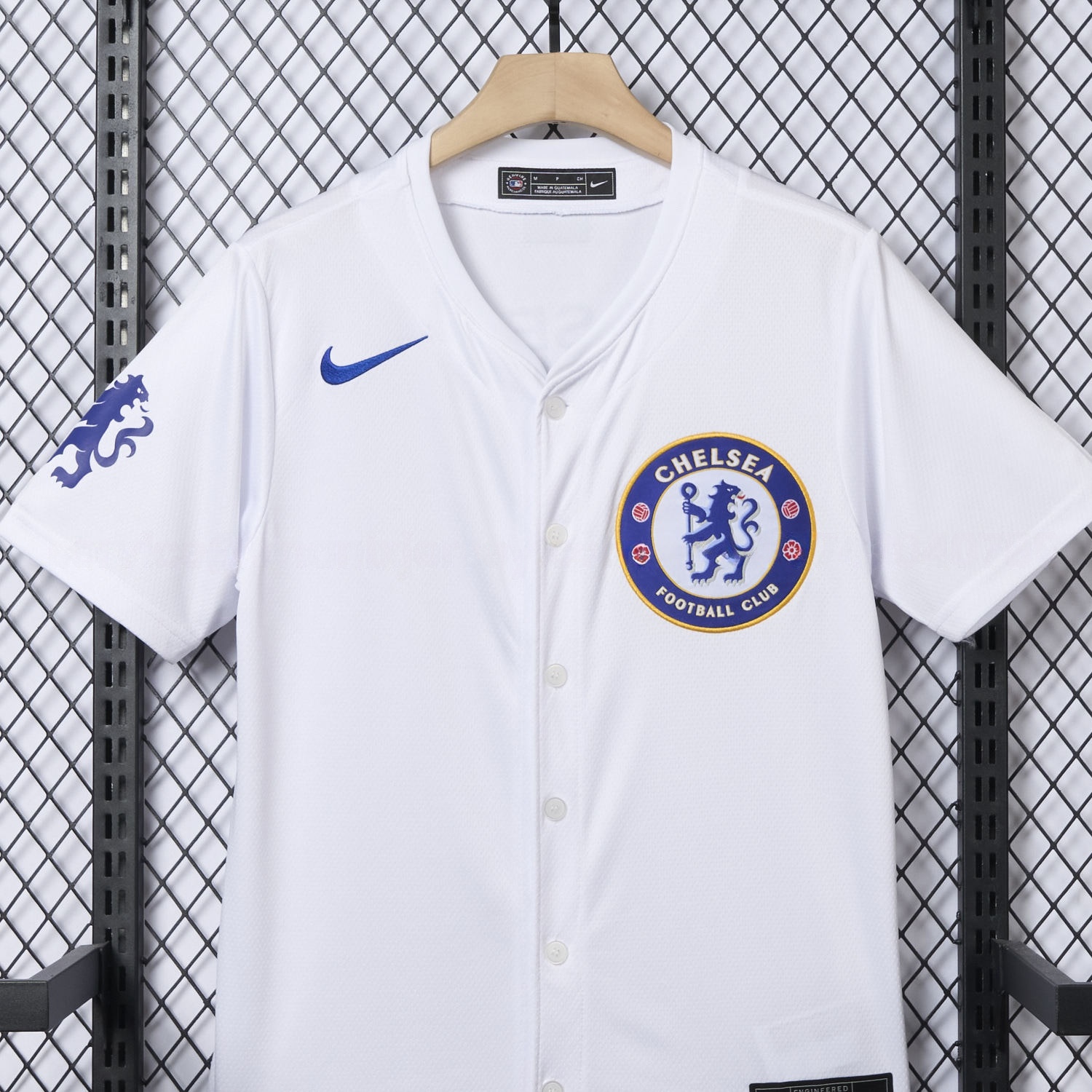C.H.E.L.S.E.A 25-26 White Limited Baseball Jersey - UnitedFutballJersey