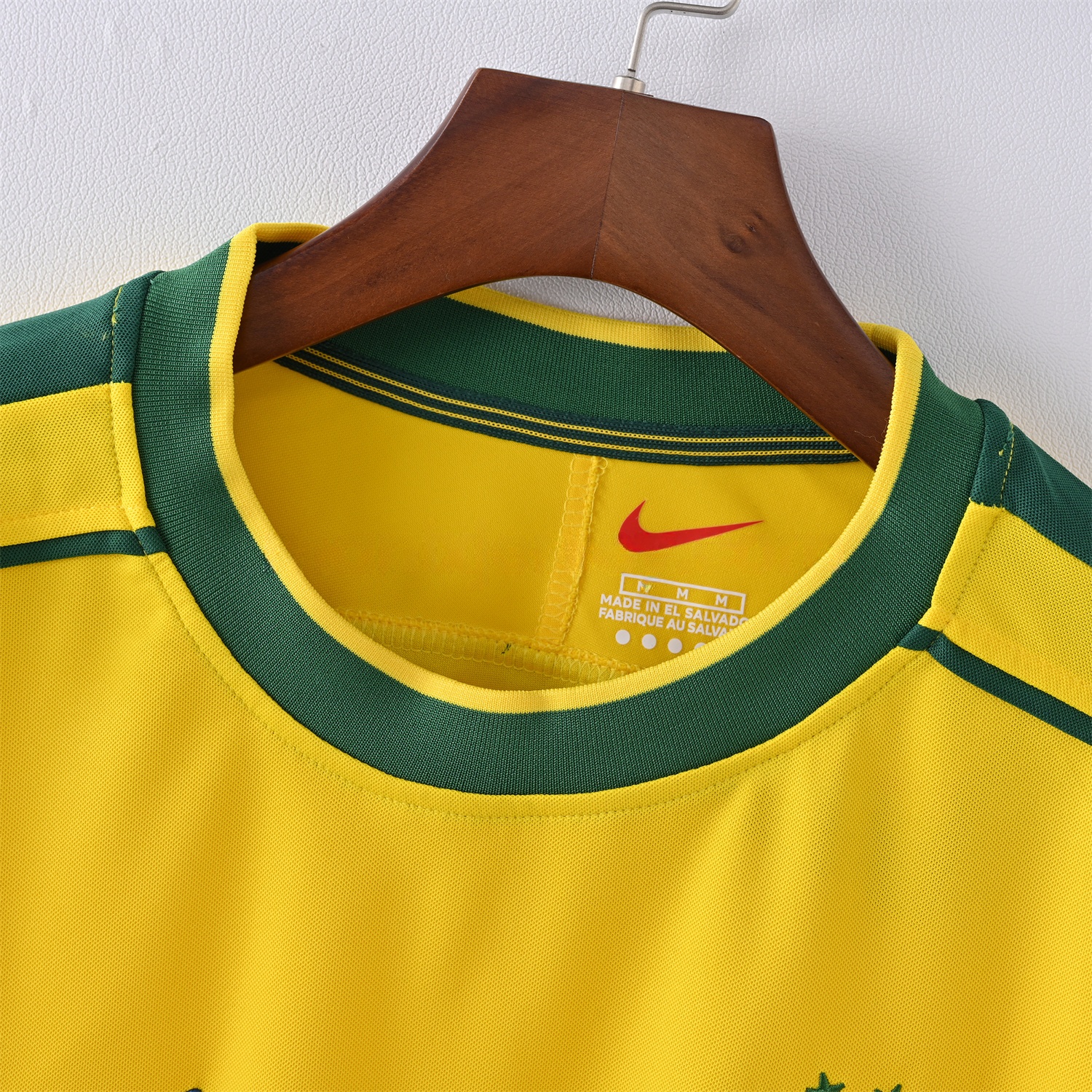 Retro Brazil 1998 Home Long Sleeves Jersey - UnitedFutballJersey