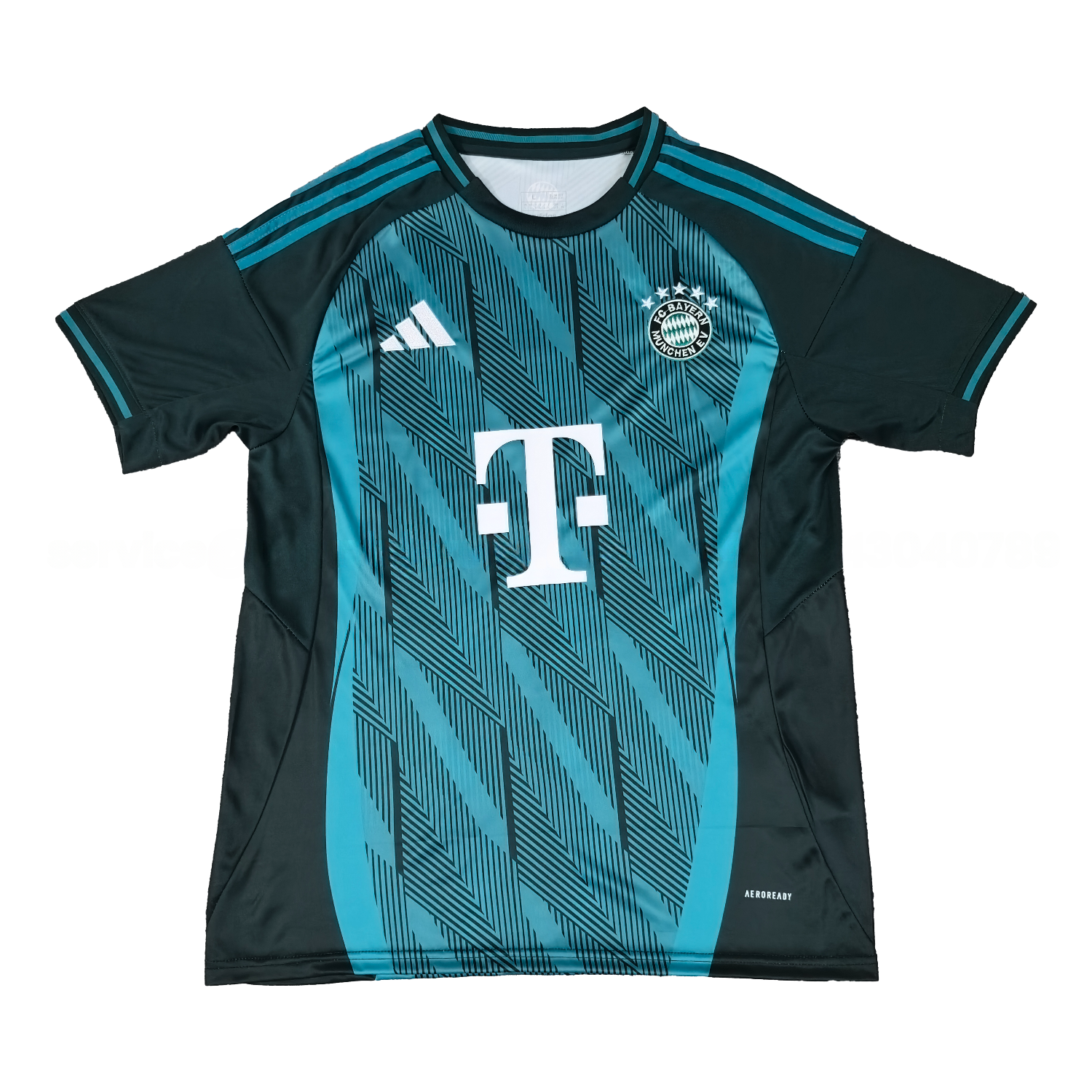 Bayern Munich 25-26 Deep Green Blue Lines Special Edition Jersey - Fans Version - UnitedFutballJersey