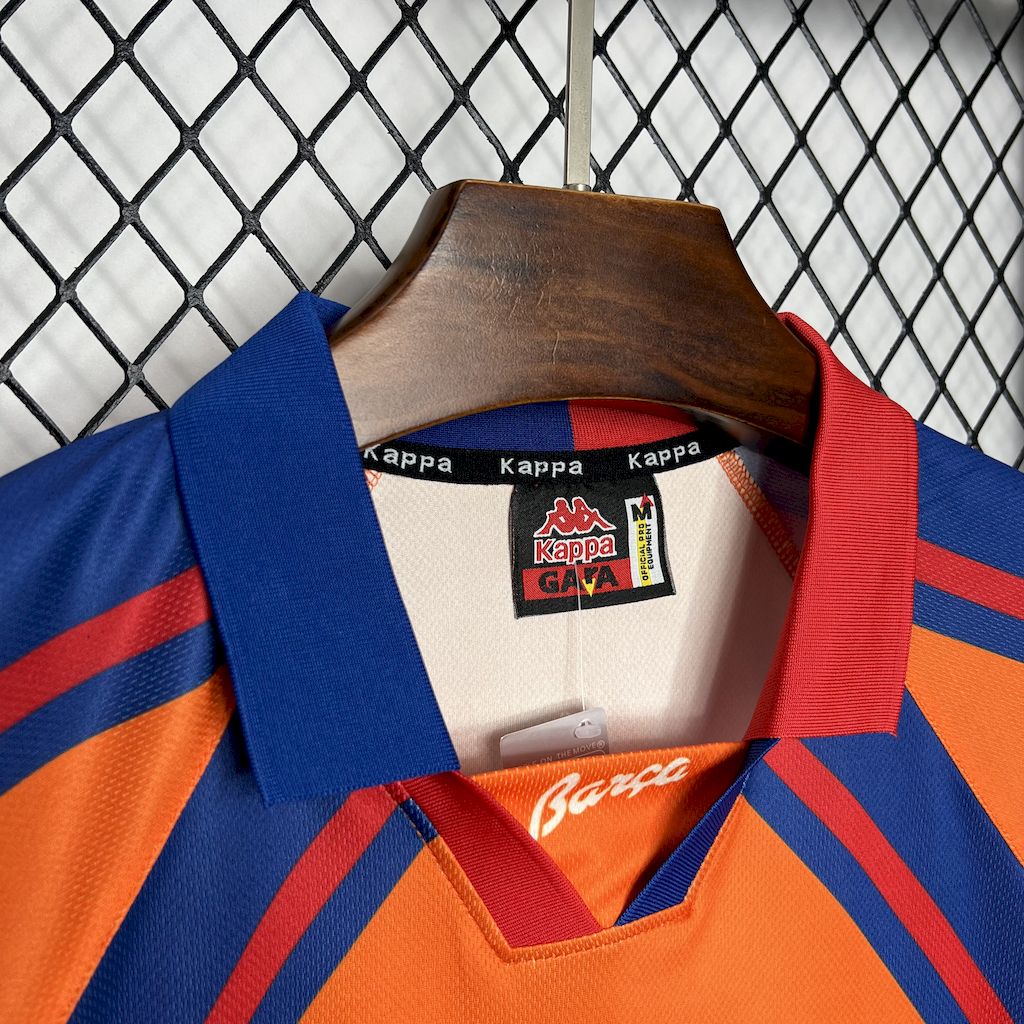 Retro Barcelona 1997-98 European Away Jersey - UnitedFutballJersey