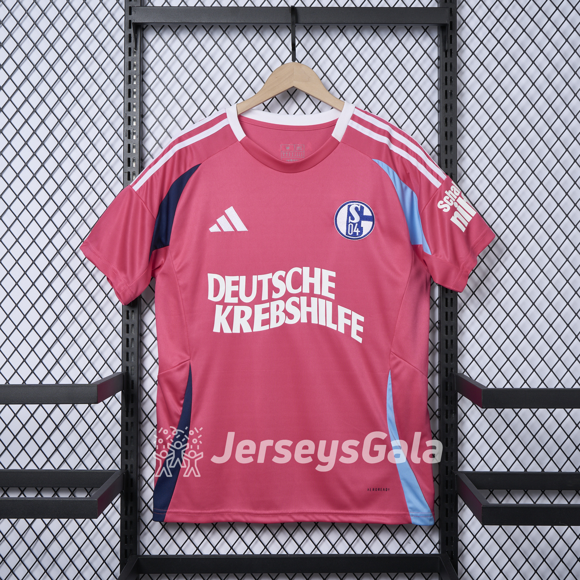 Schalke 04 24-25 GK Pink October Jersey - Fans Version - UnitedFutballJersey