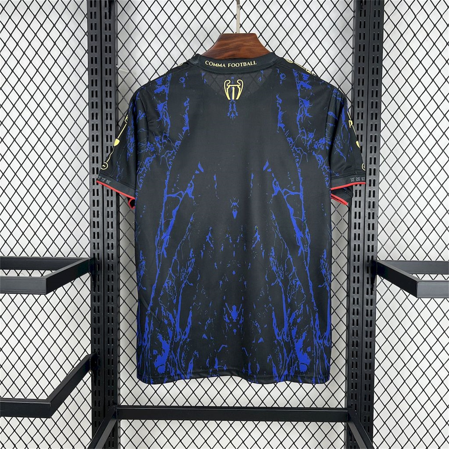 Paris Saint-Germain PSG 25-26 Champions League Commemorative Edition Blue Red Eiffel Tower T-shirts - UnitedFutballJersey