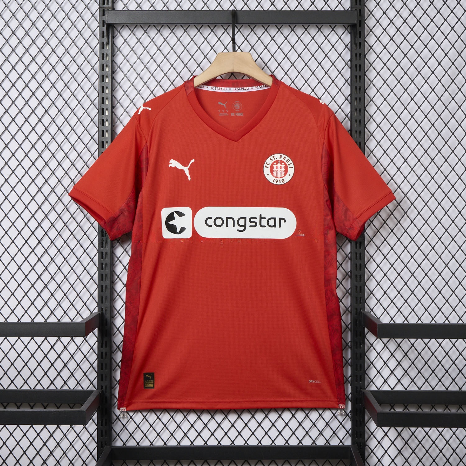 St. Pauli 25-26 Fourth Red Jersey - Fans Version - UnitedFutballJersey