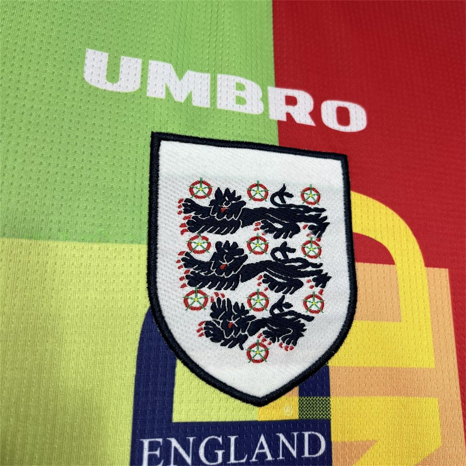Retro England 1996 Red Goalkeeper Long Sleeve Jersey - UnitedFutballJersey