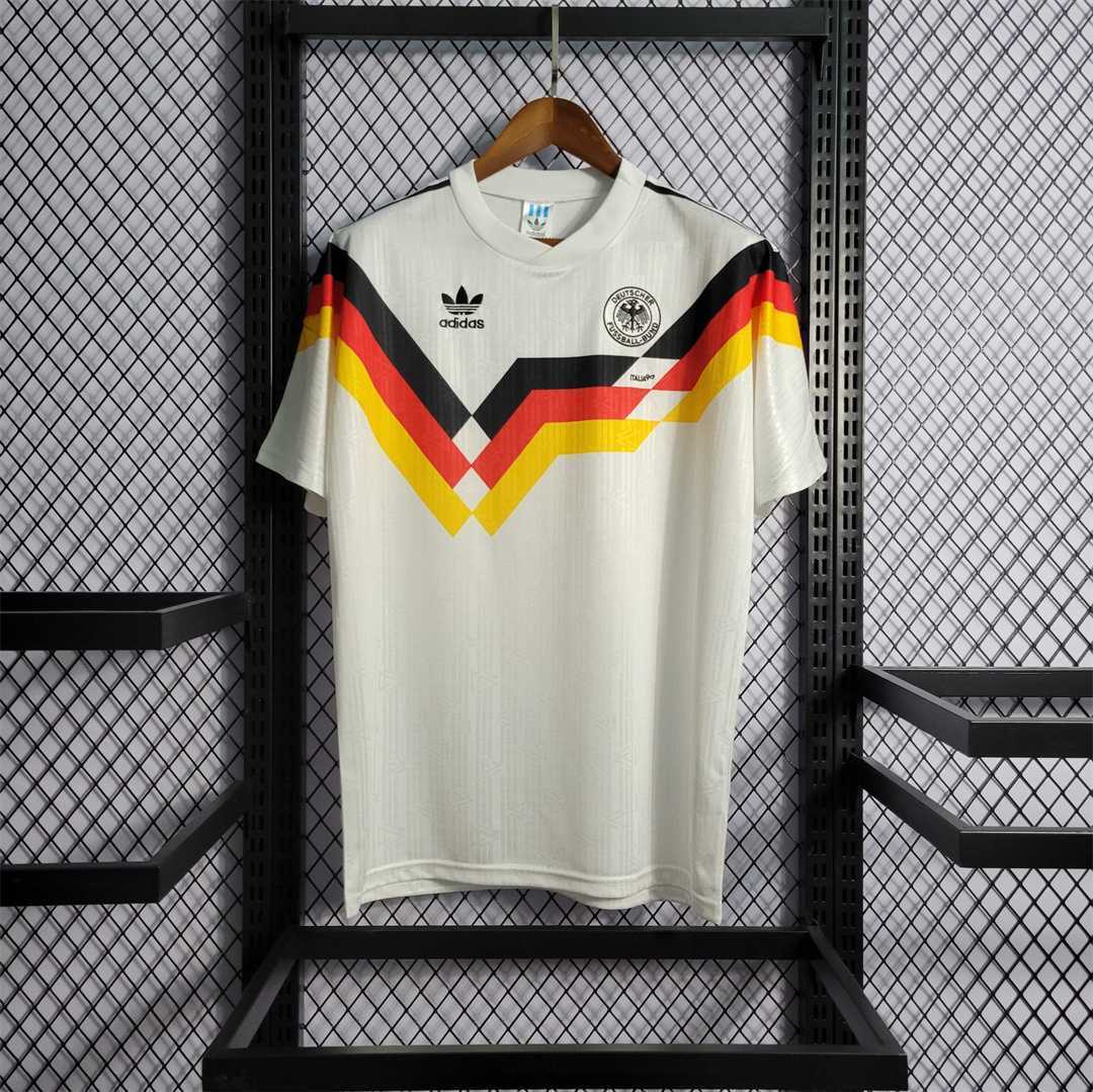 Retro Germany 1990 Home Stadium Jersey - UnitedFutballJersey