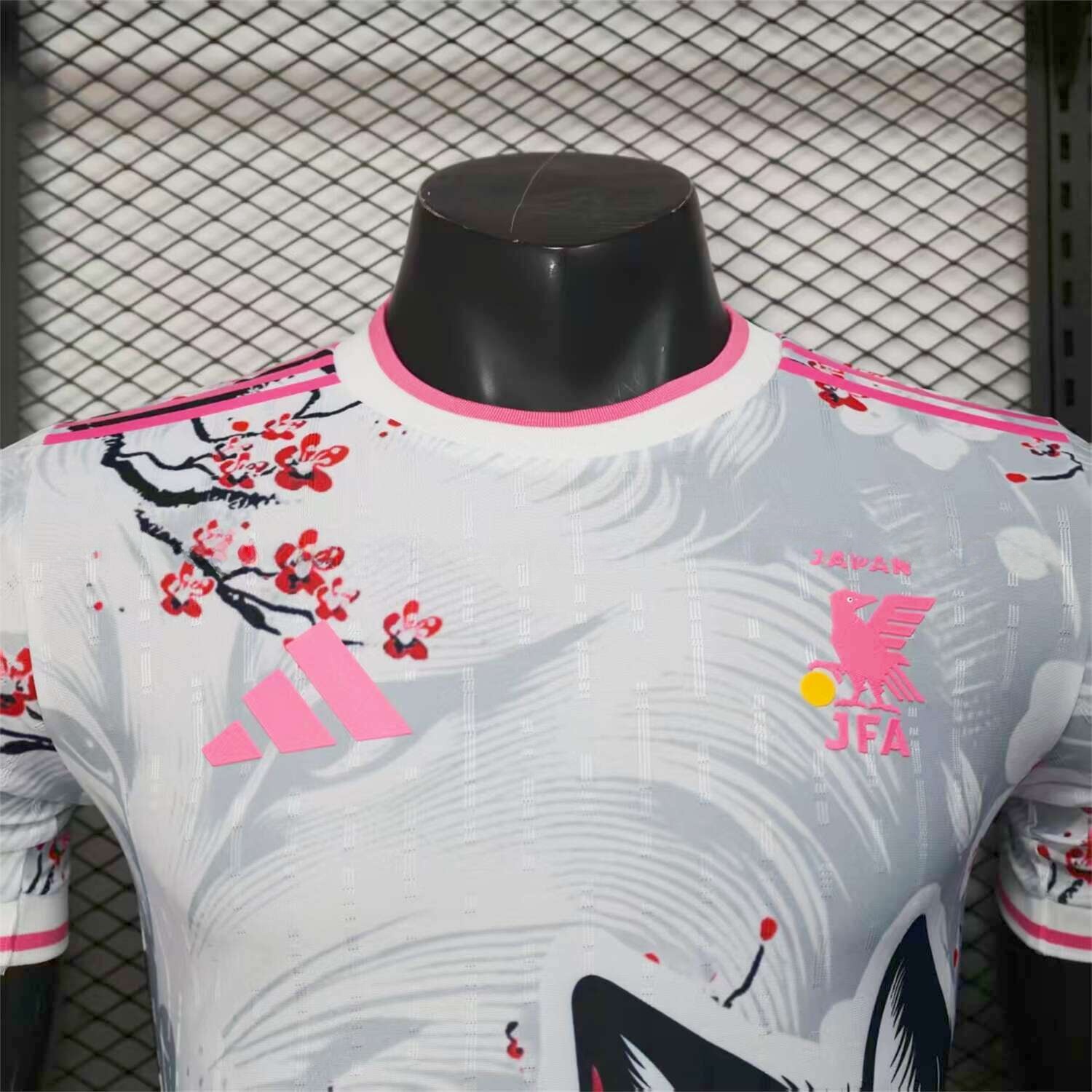Japan 25-26 Plum Blossom and Snow Fox White Jersey - Player Version - UnitedFutballJersey