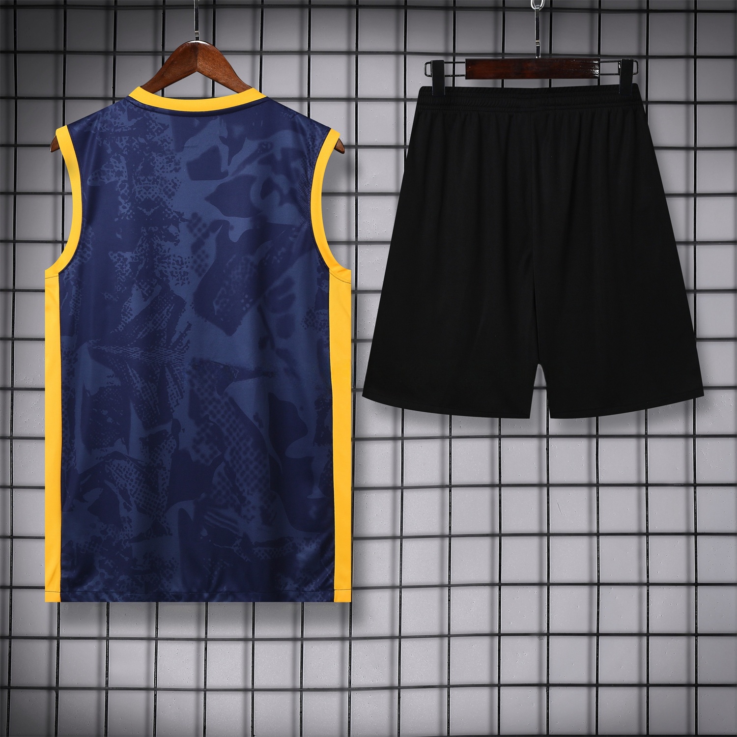Inter Milan 25-26 Vest Training Set - Deep Blue Camouflage - UnitedFutballJersey