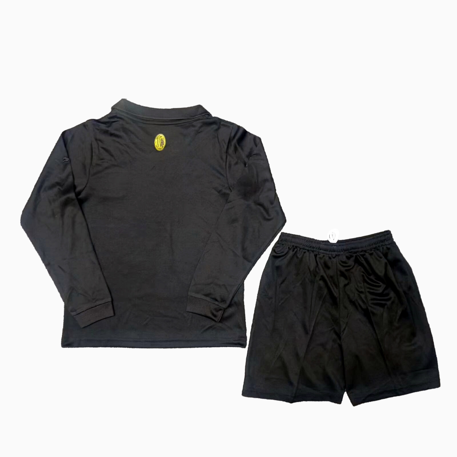 AC Milan 24-25 125th Anniversary Black GK Long Sleeves Kids Kit - UnitedFutballJersey