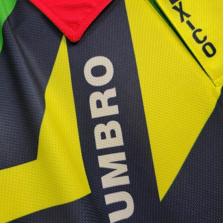 Retro Mexico 1994 Goalkeeper Red Yellow Jersey - UnitedFutballJersey
