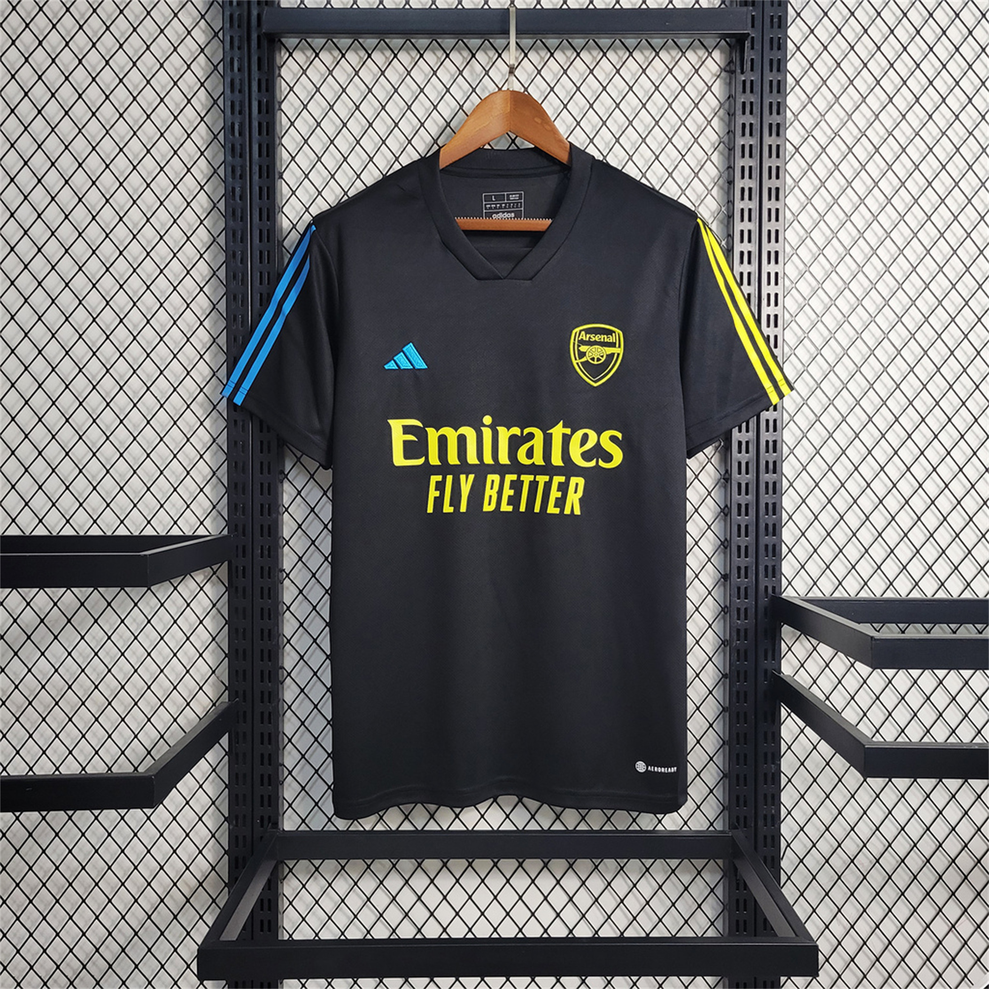 Arsenal Black 23/24 Training Shirt - Fans Version - UnitedFutballJersey
