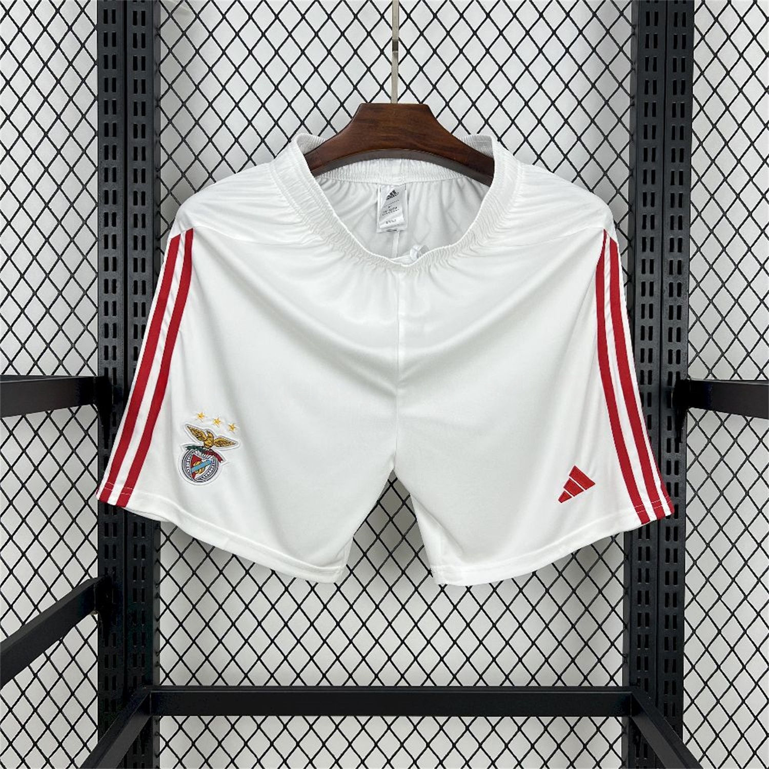 Benfica 25-26 Home White Shorts - Fans Version - UnitedFutballJersey