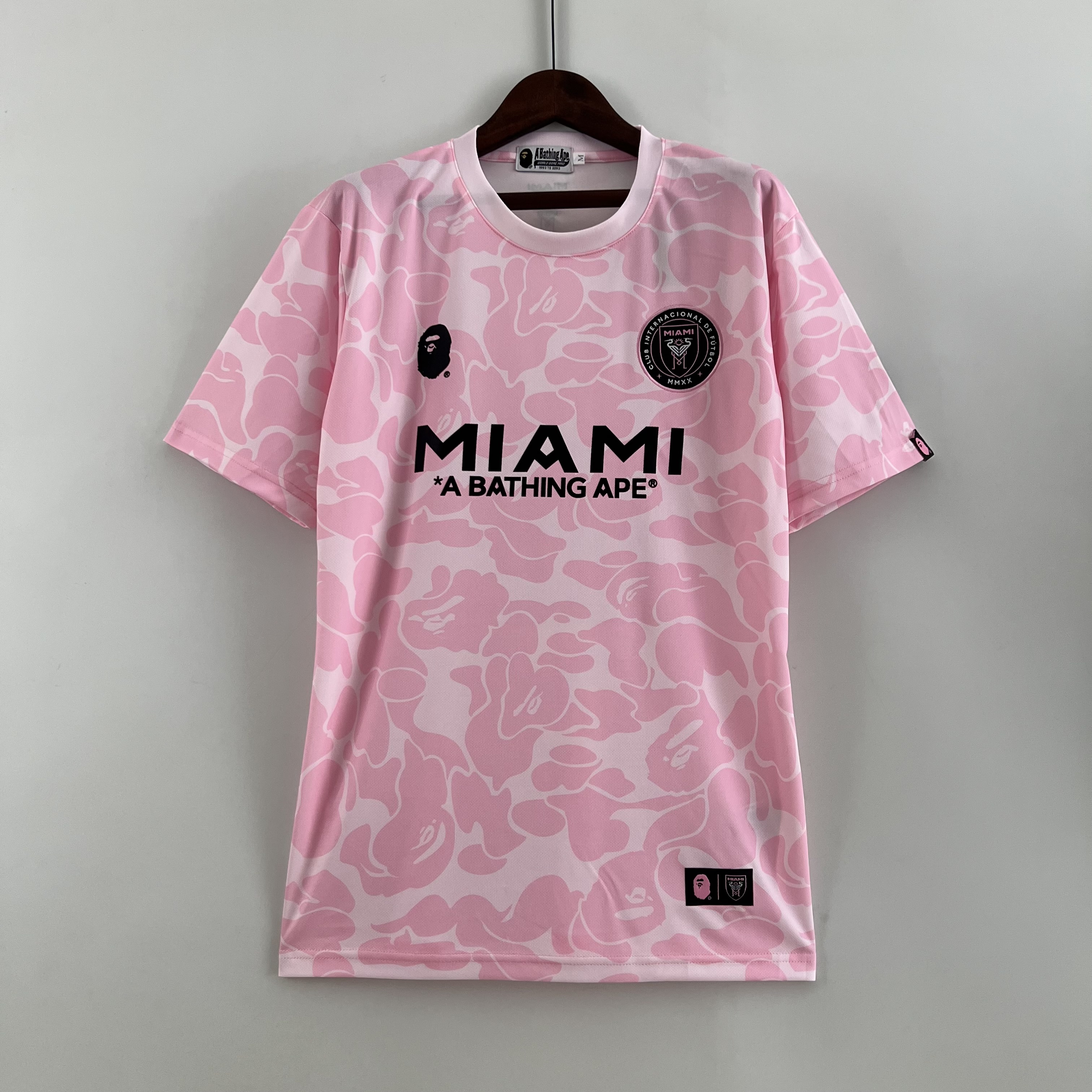 INT M.A.M x A.P.E 23-24 Pink Special Edition Jersey - Fans Version - UnitedFutballJersey