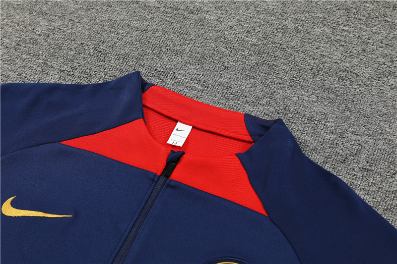 Paris Saint-Germain PSG 23-24 Long Sleeve Training Set -Royal Blue - UnitedFutballJersey