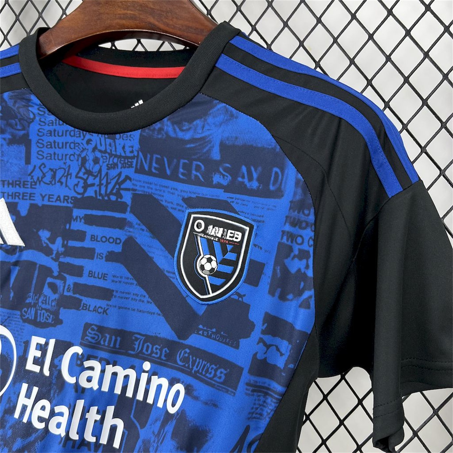 San Jose Earthquakes 2025-26 Home Jersey - Fans Version - UnitedFutballJersey