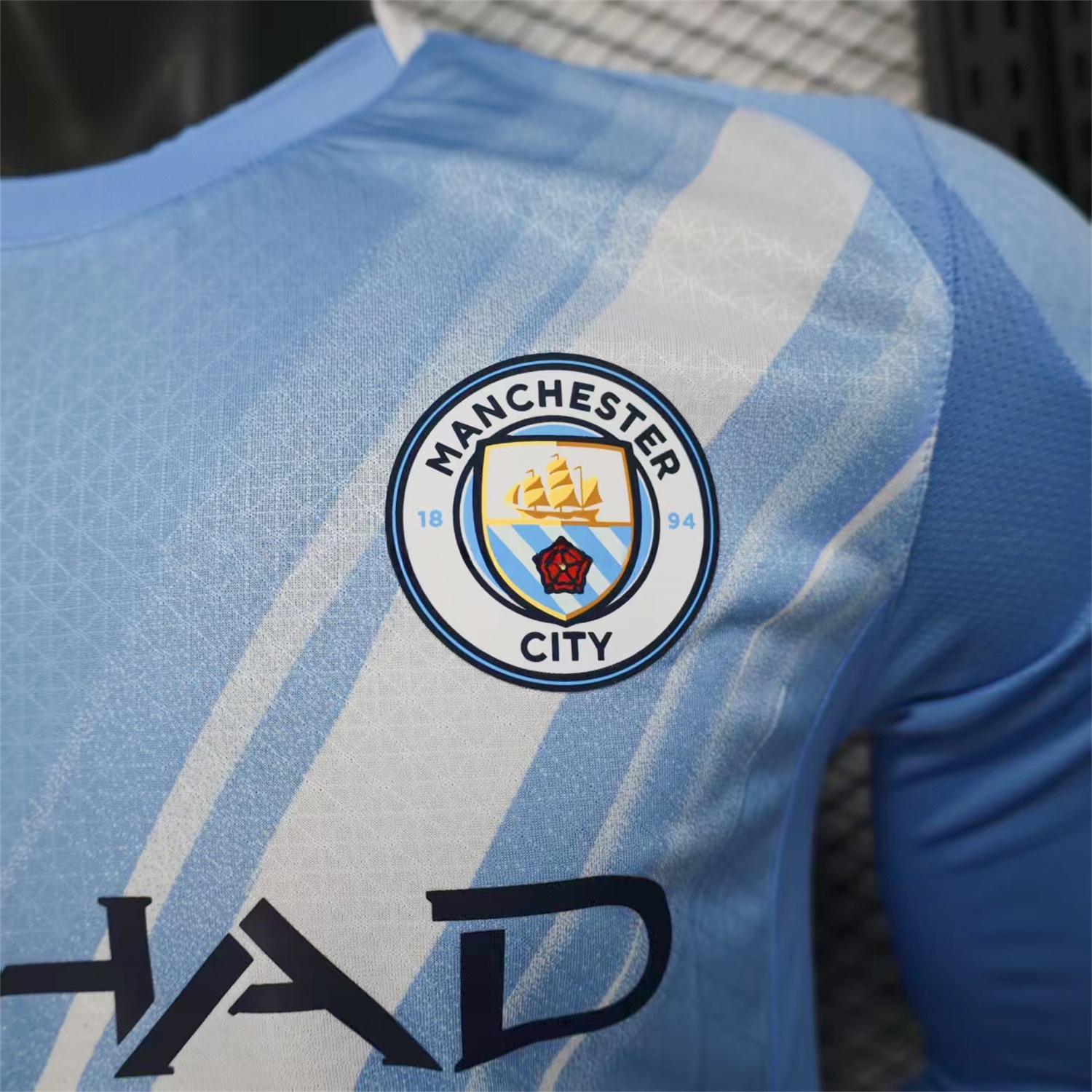 Manchester City 25-26 Home Long Sleeves Jersey - Player Version - UnitedFutballJersey