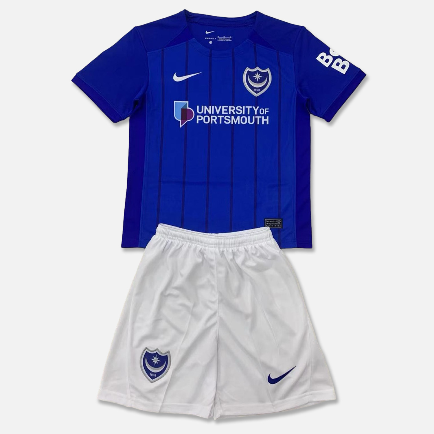 Portsmouth 24-25 Home Kids Kit - UnitedFutballJersey