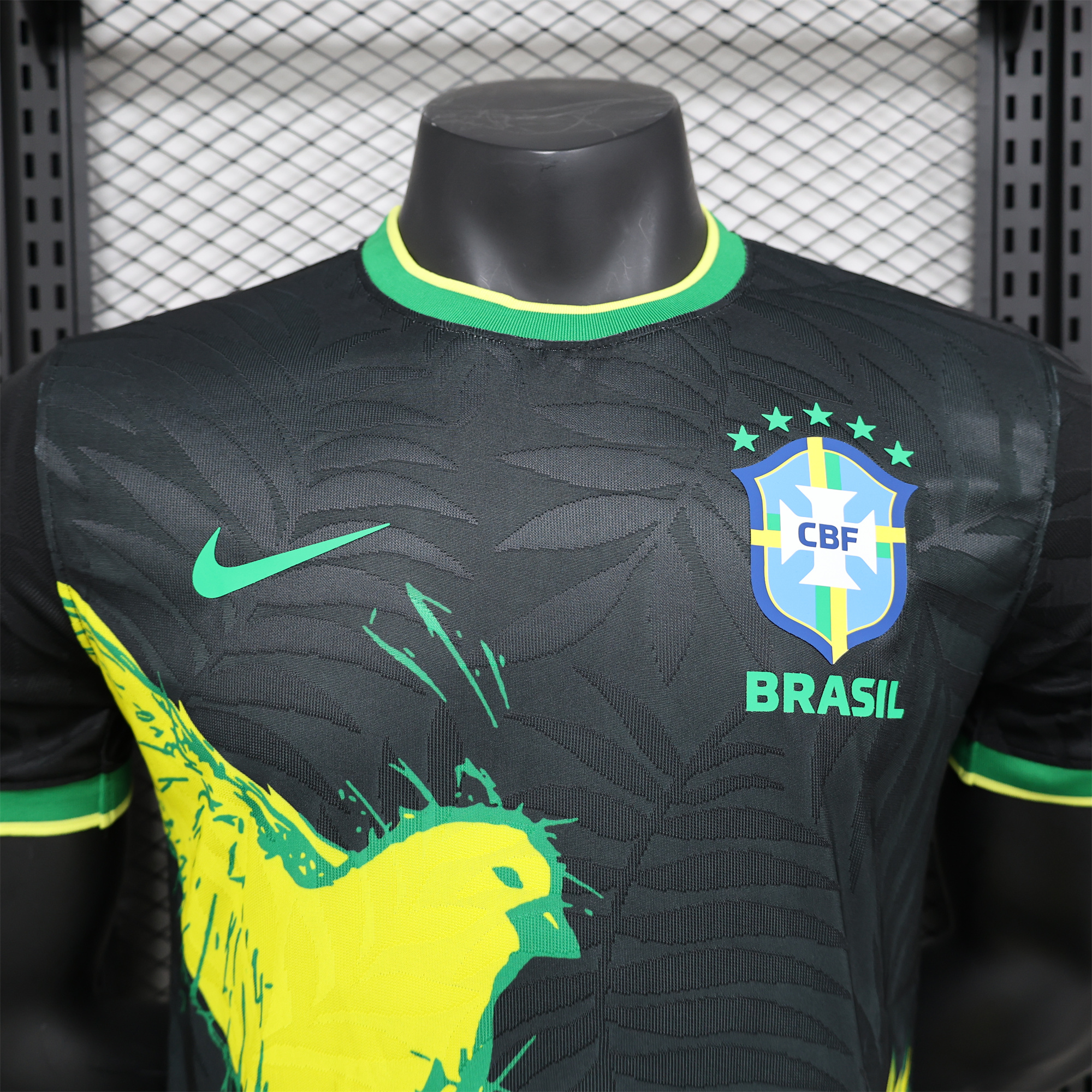 Brazil 2024 Black Dove Special Edition Jersey - Player Version - UnitedFutballJersey