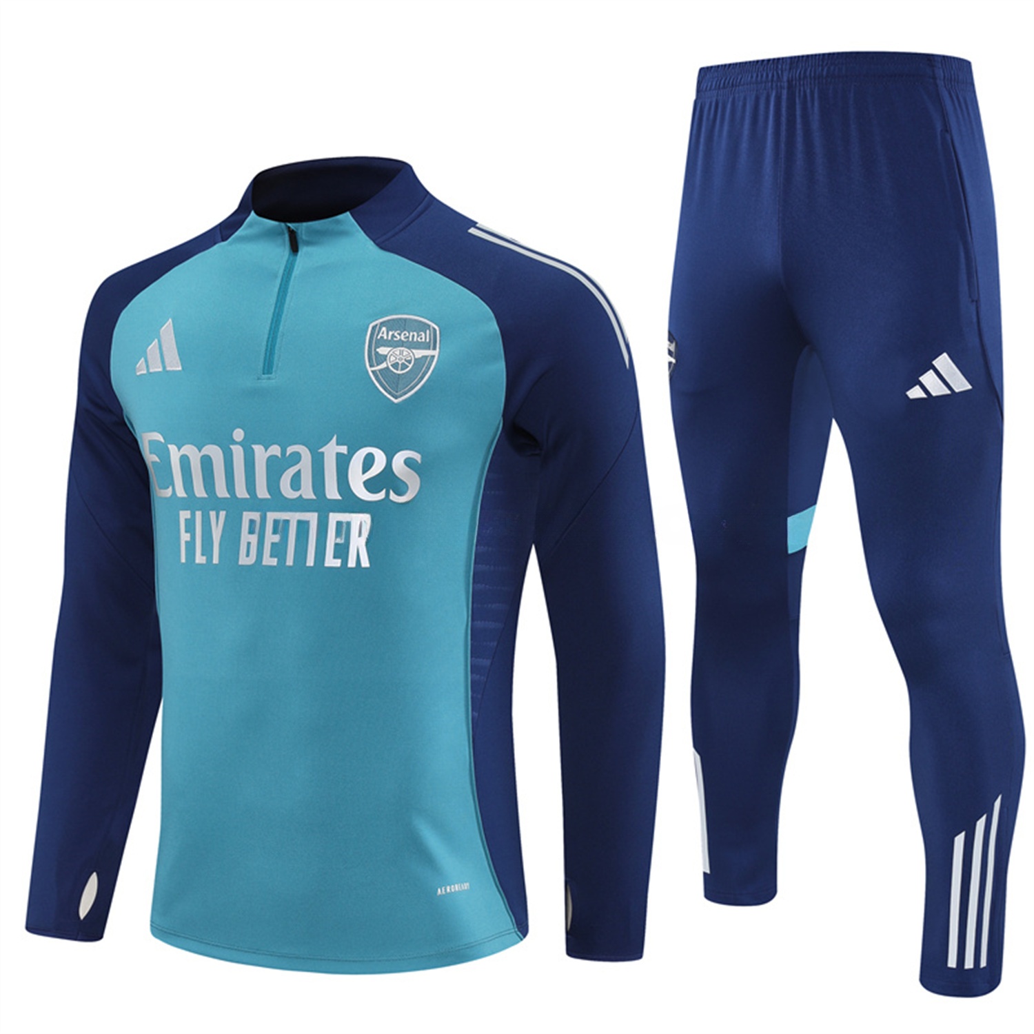 Arsenal 25-26 Long Sleeves Training Set - Green Top & Green Pants - UnitedFutballJersey
