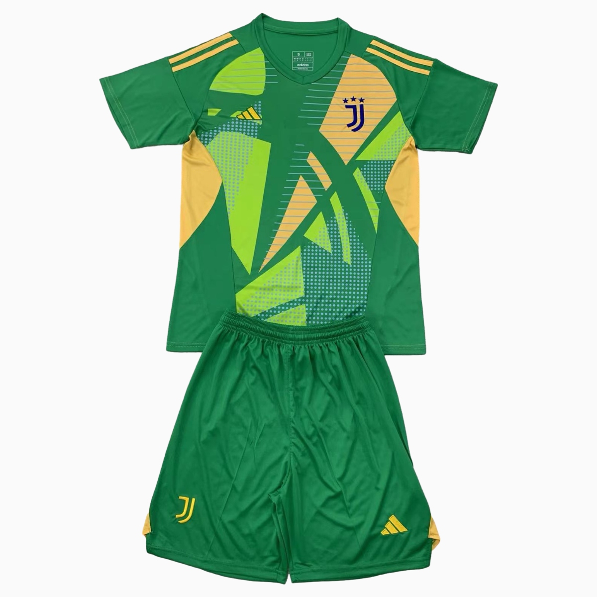 Juventus 24-25 Fruit Green Goalkeeper Kids Kit - UnitedFutballJersey
