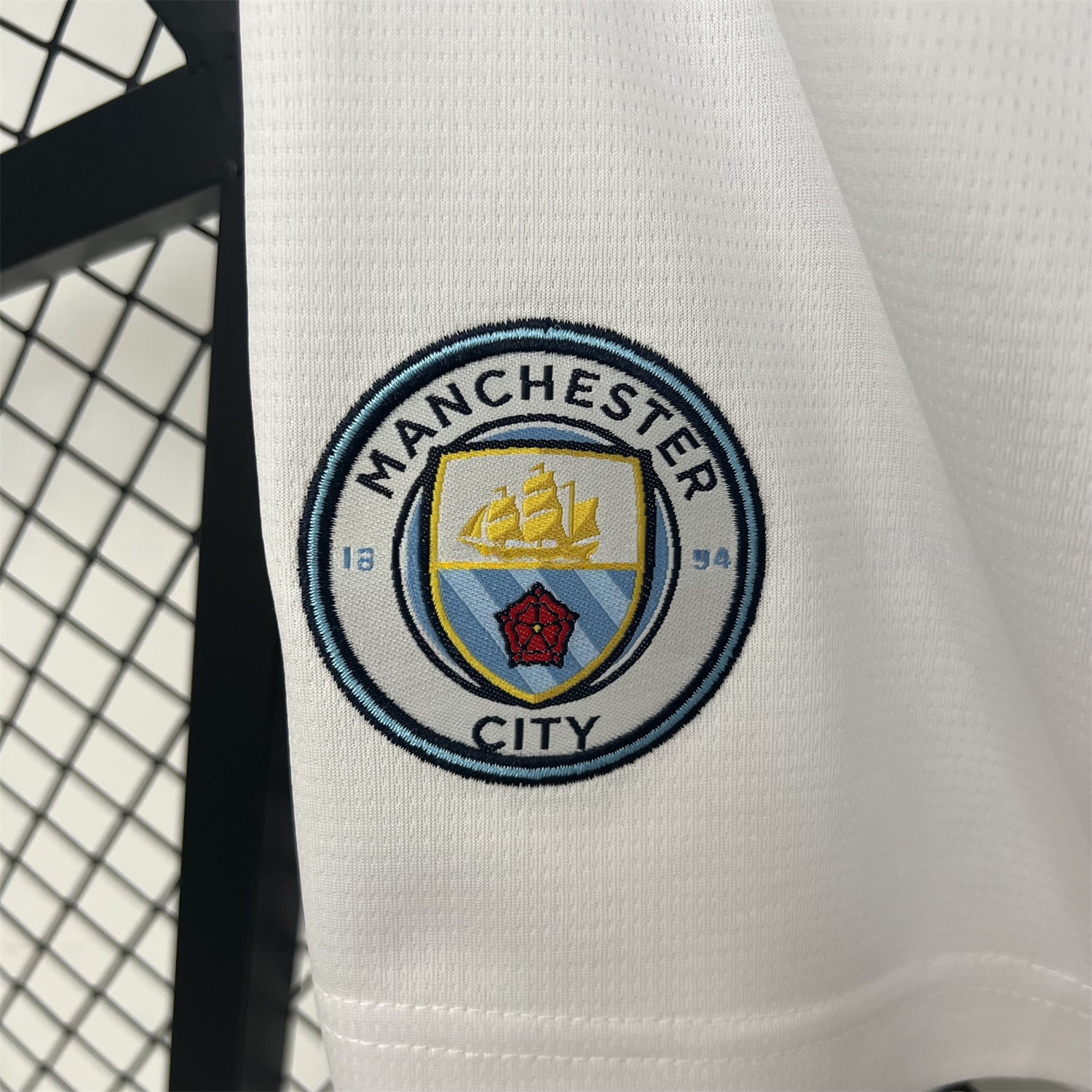 Manchester City 25-26 Home White Shorts - Fans Version - UnitedFutballJersey