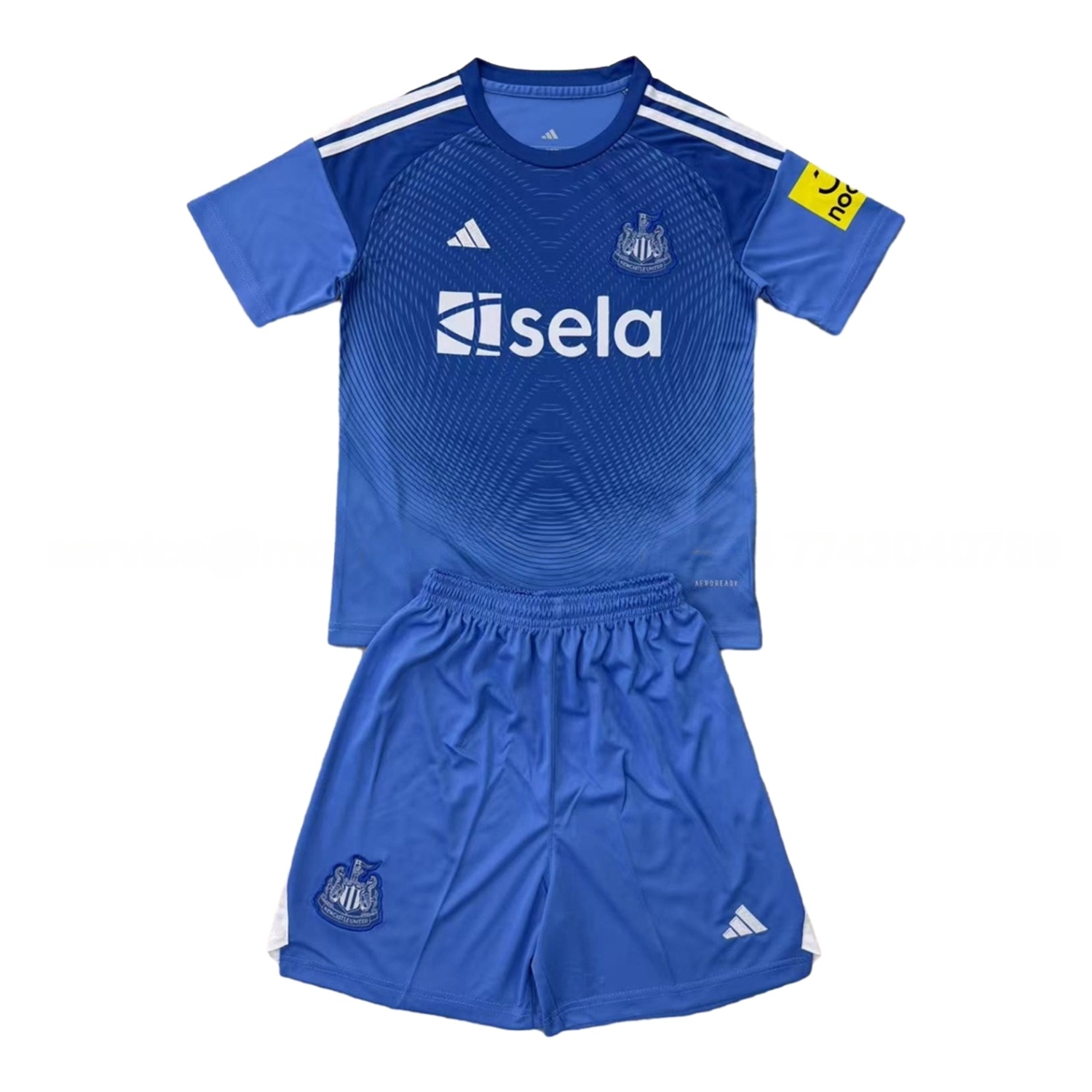 Newcastle United 25-26 Blue Goalkeeper Men's Adult Jersey Set - Fans Version - UnitedFutballJersey