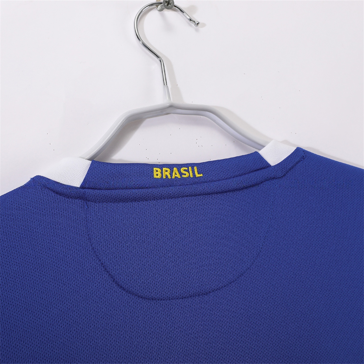Retro Brazil 2006 Away Blue Jersey - UnitedFutballJersey