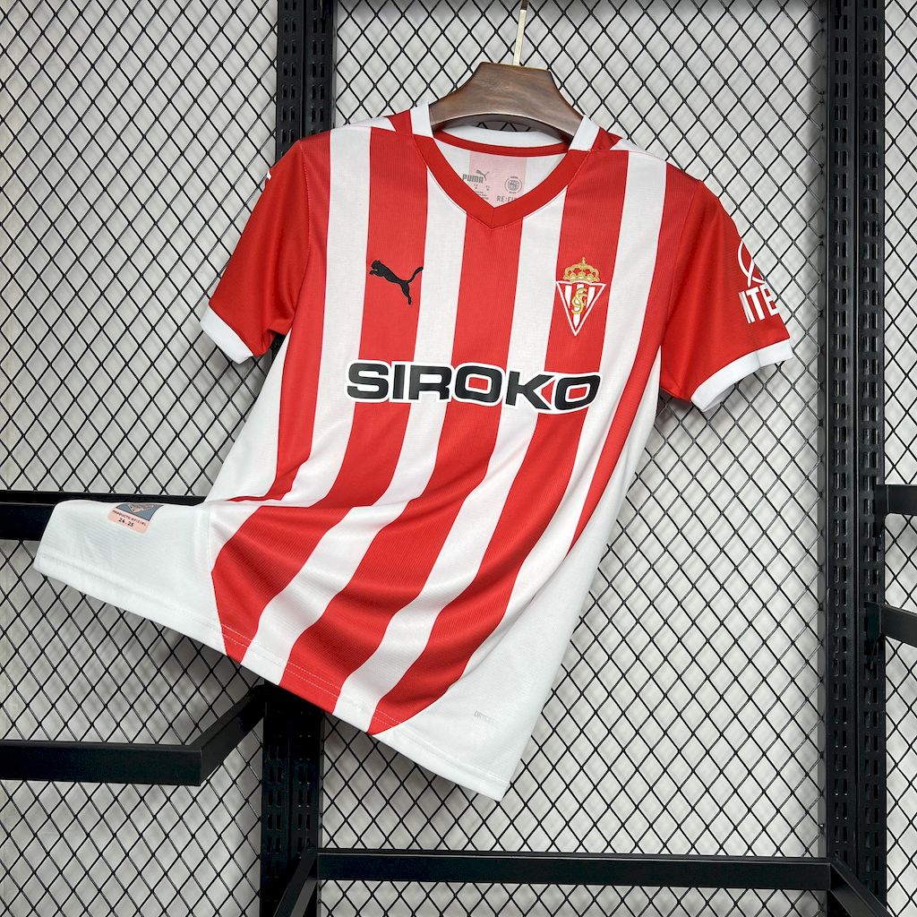 Sporting de Gijon 24-25 Home Stadium Jersey - Fans Version - UnitedFutballJersey