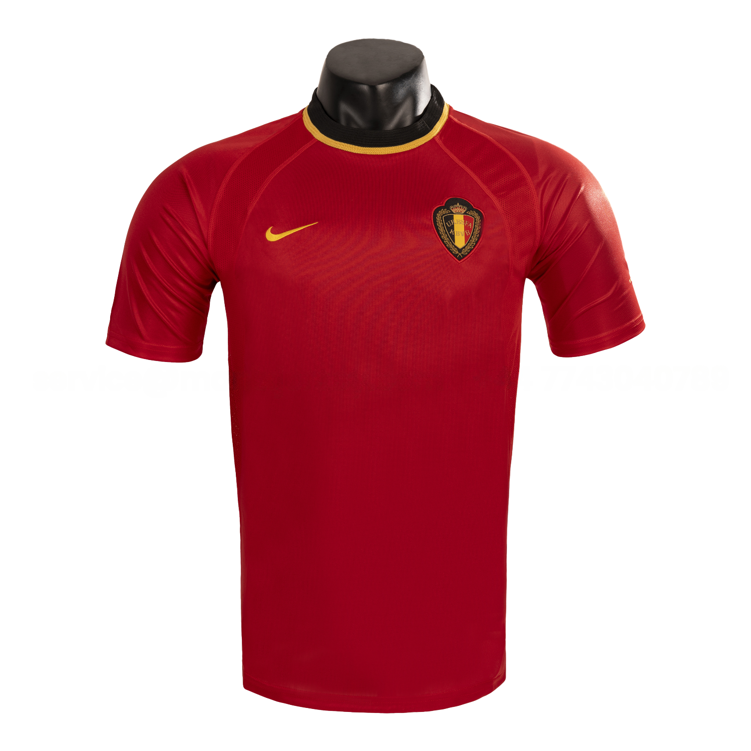 Retro Belgium 2000 Home Red Jersey - UnitedFutballJersey